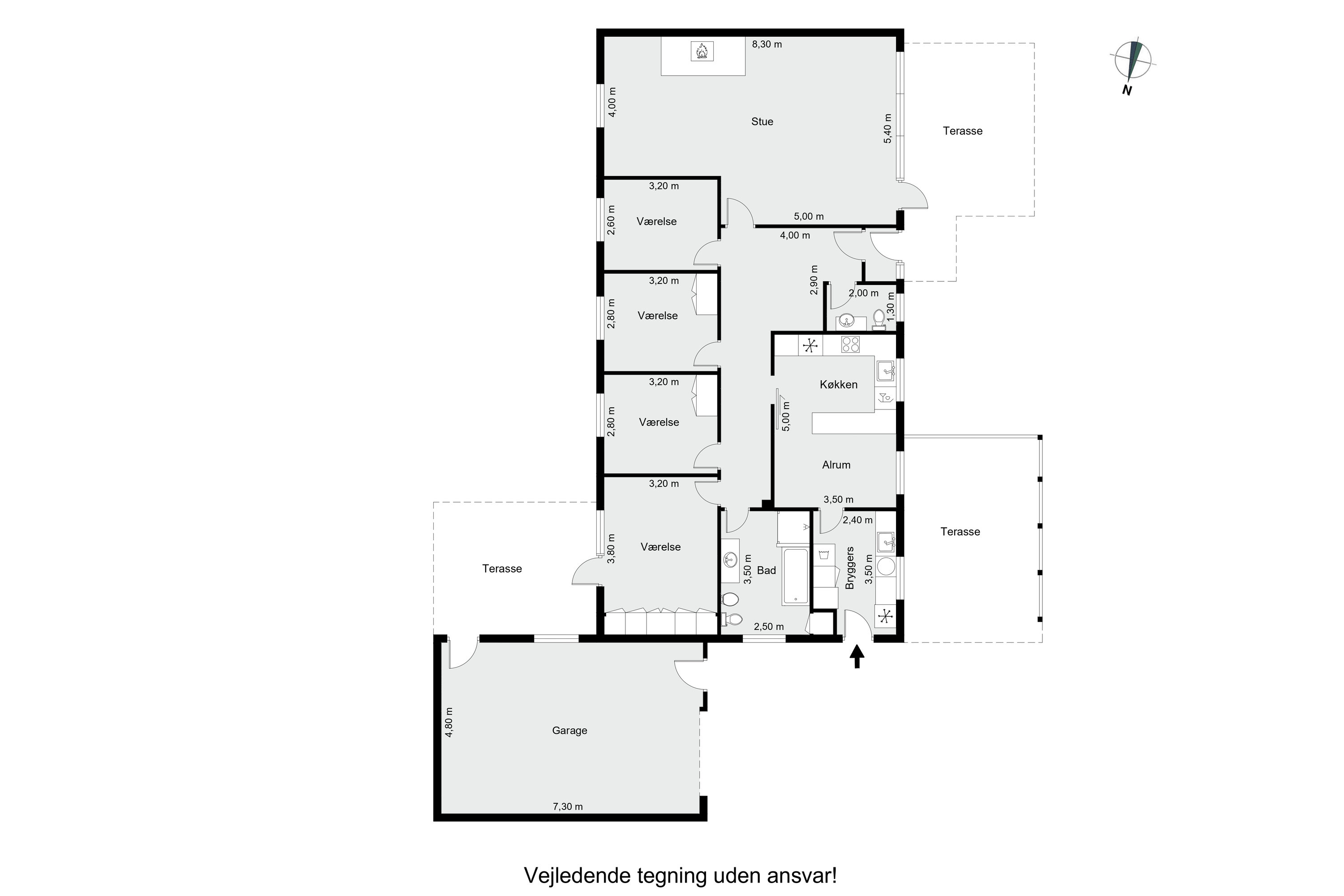 Plantegninger billede af Toftevænget 36, 8653 Them