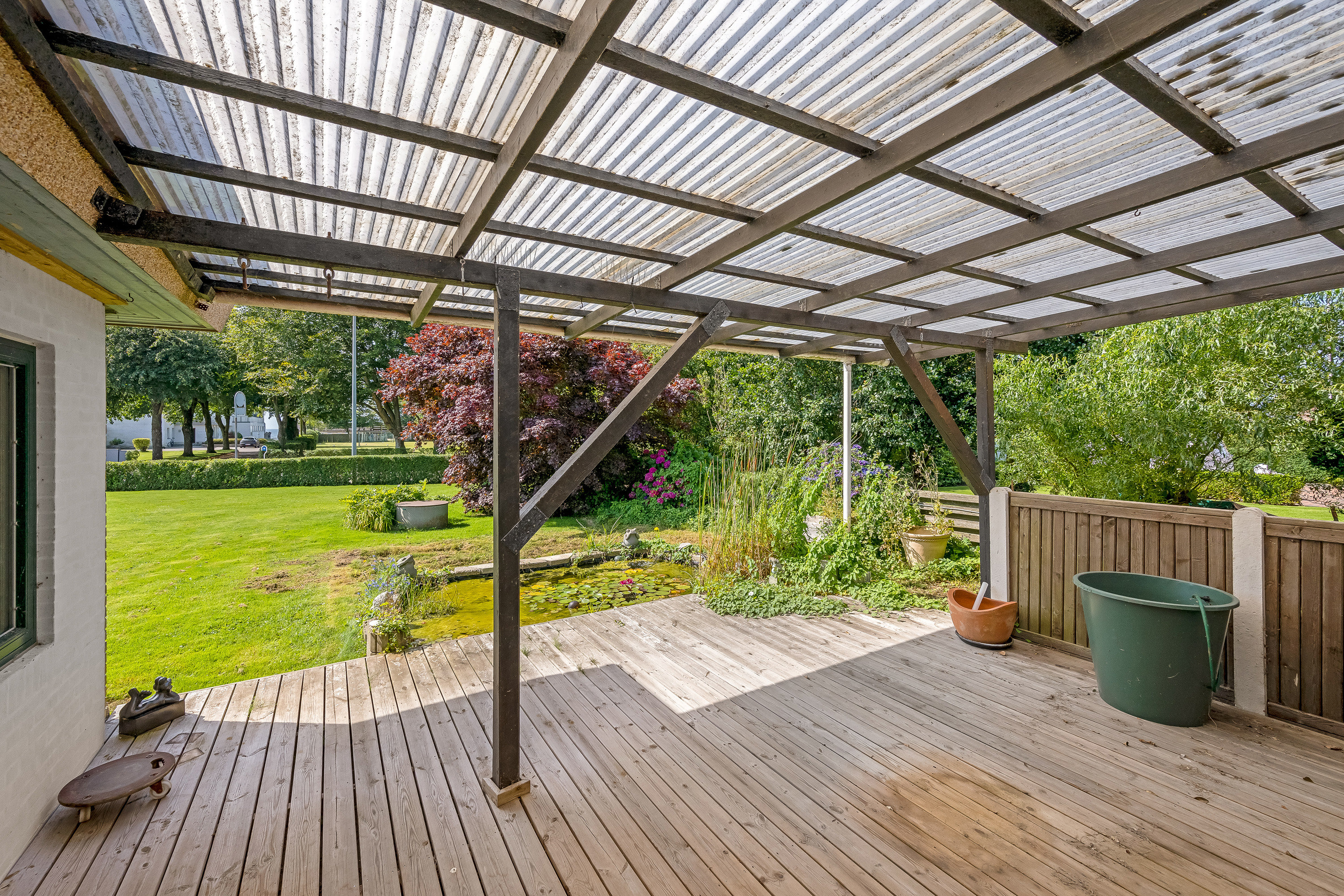 Fremhævet terrasse billede i fuldskærmstilstand. Billede af Bellisvej 14, 6950 Ringkøbing