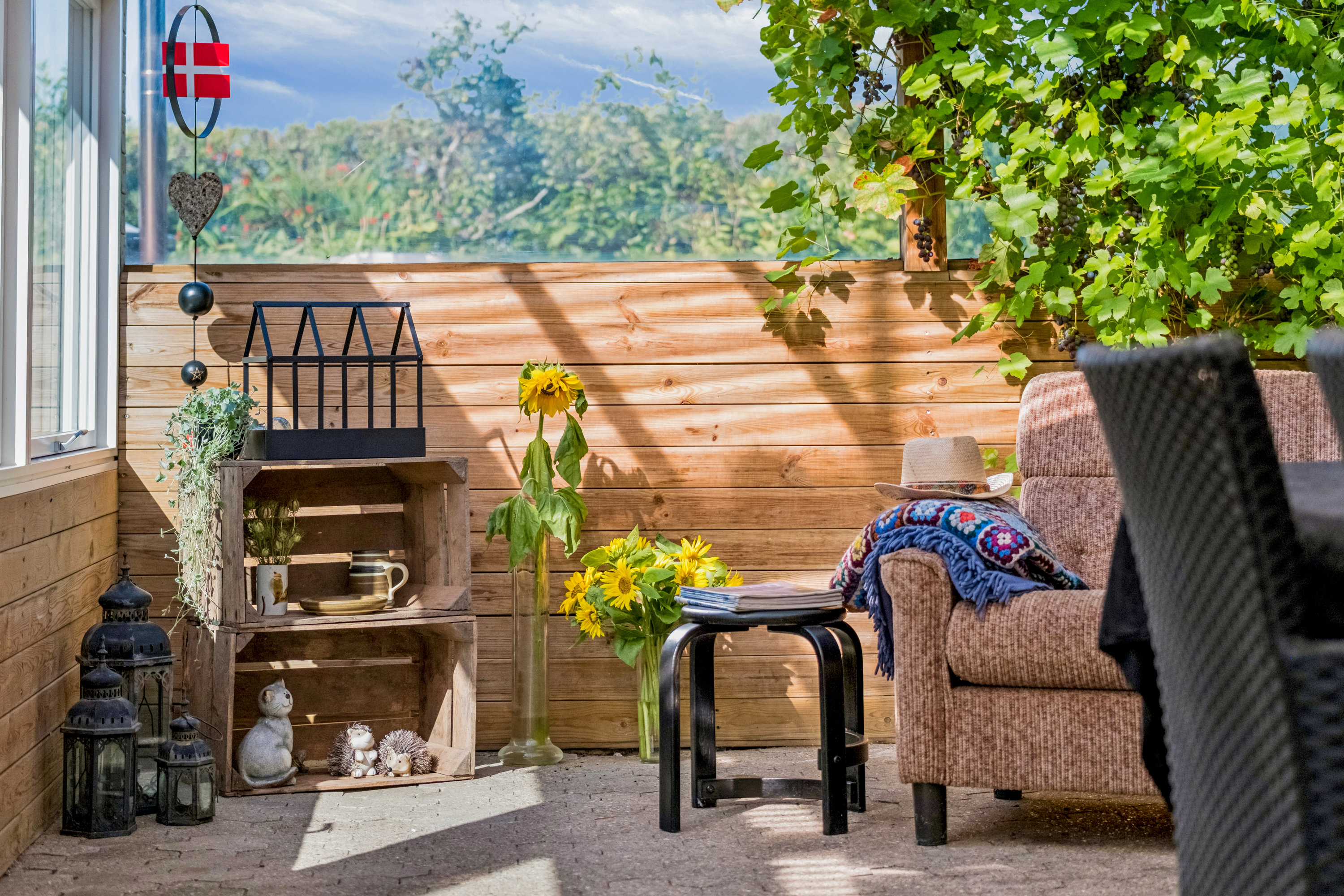 Fremhævet udestue billede i fuldskærmstilstand. Billede af Byrstedhedevej 7, Byrsted, 9240 Nibe