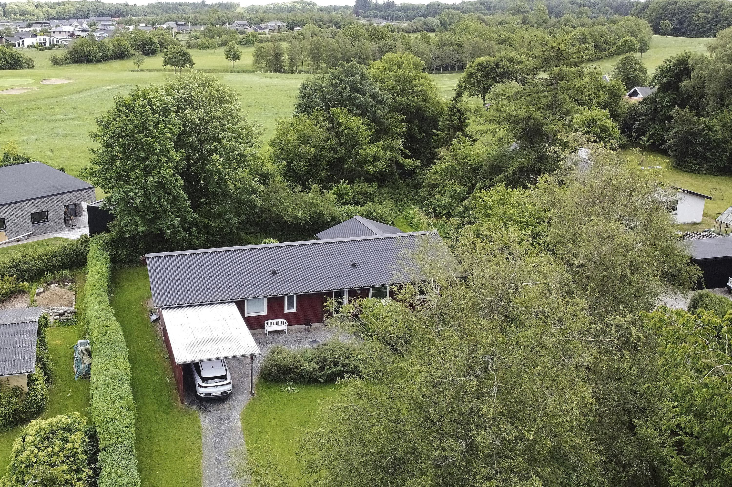 Fremhævet street view billede i fuldskærmstilstand. Billede af Tornager 7, 7300 Jelling