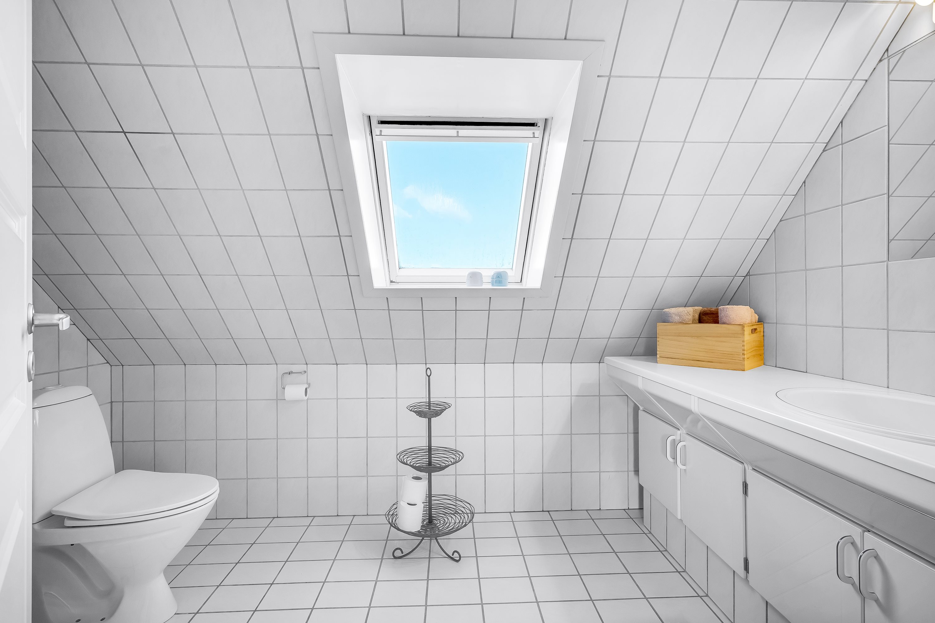 Fremhævet badeværelse billede i fuldskærmstilstand. Billede af Frejasvej 23, Nørlem, 7620 Lemvig