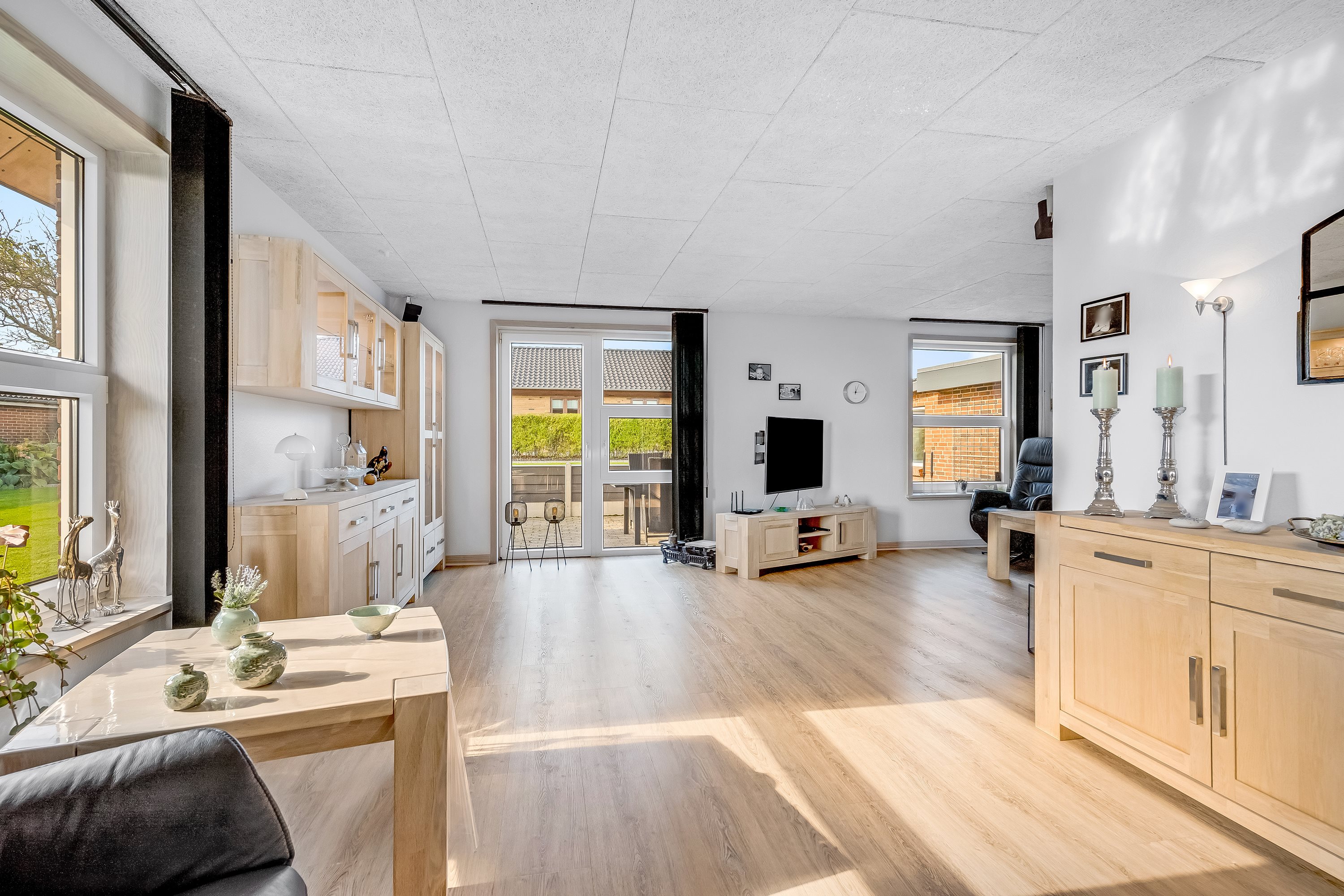 Fremhævet stue billede i fuldskærmstilstand. Billede af Frejasvej 23, Nørlem, 7620 Lemvig