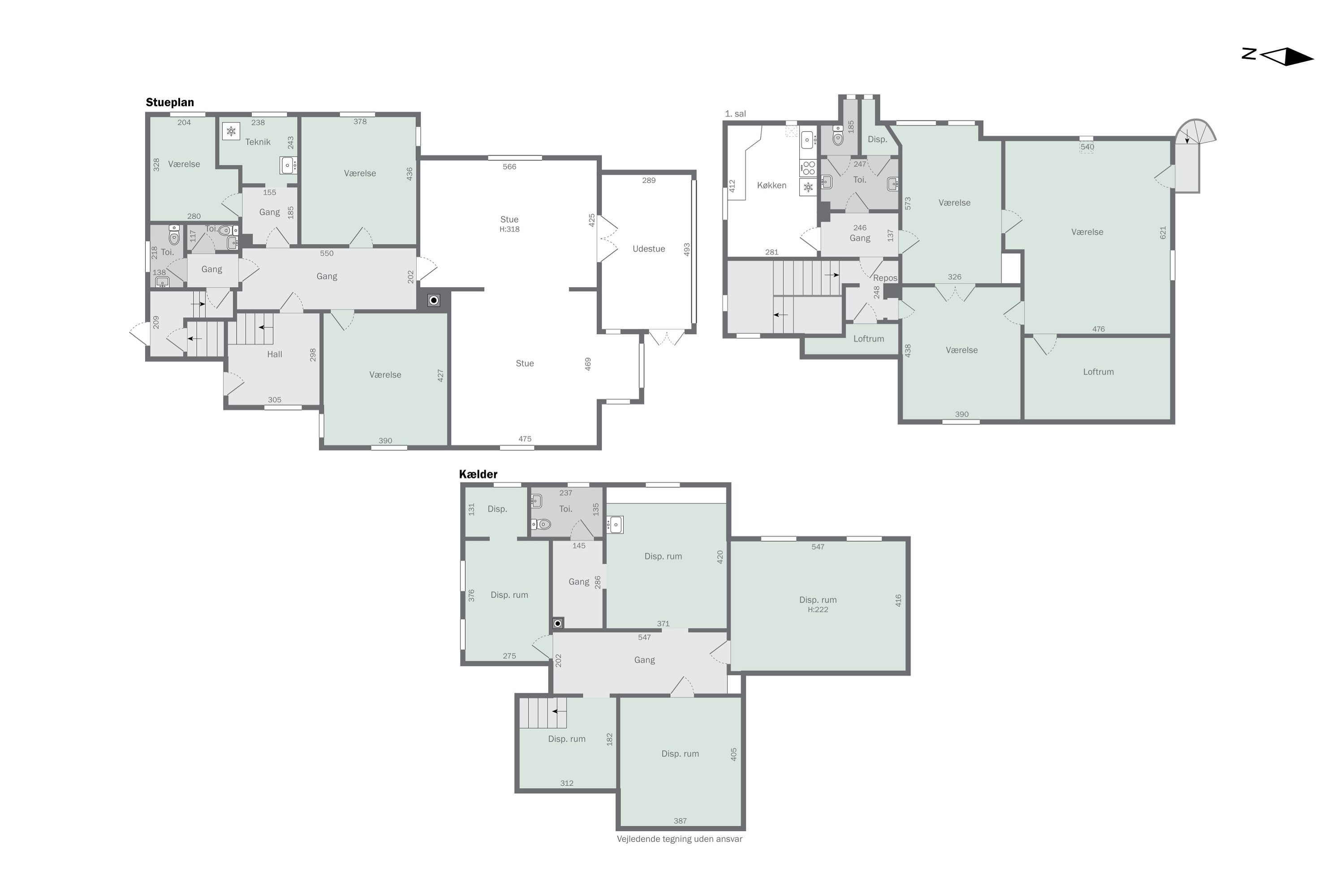 Plantegninger billede af Gutfeldtsvej 3, 2970 Hørsholm