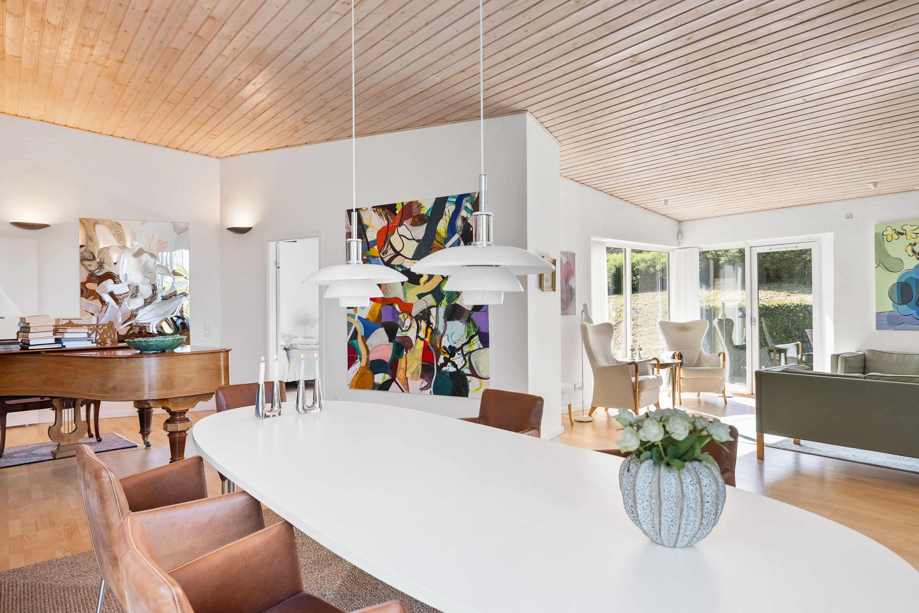 Fremhævet stue billede i fuldskærmstilstand. Billede af Katterhøjvej 28, Skåde, 8270 Højbjerg