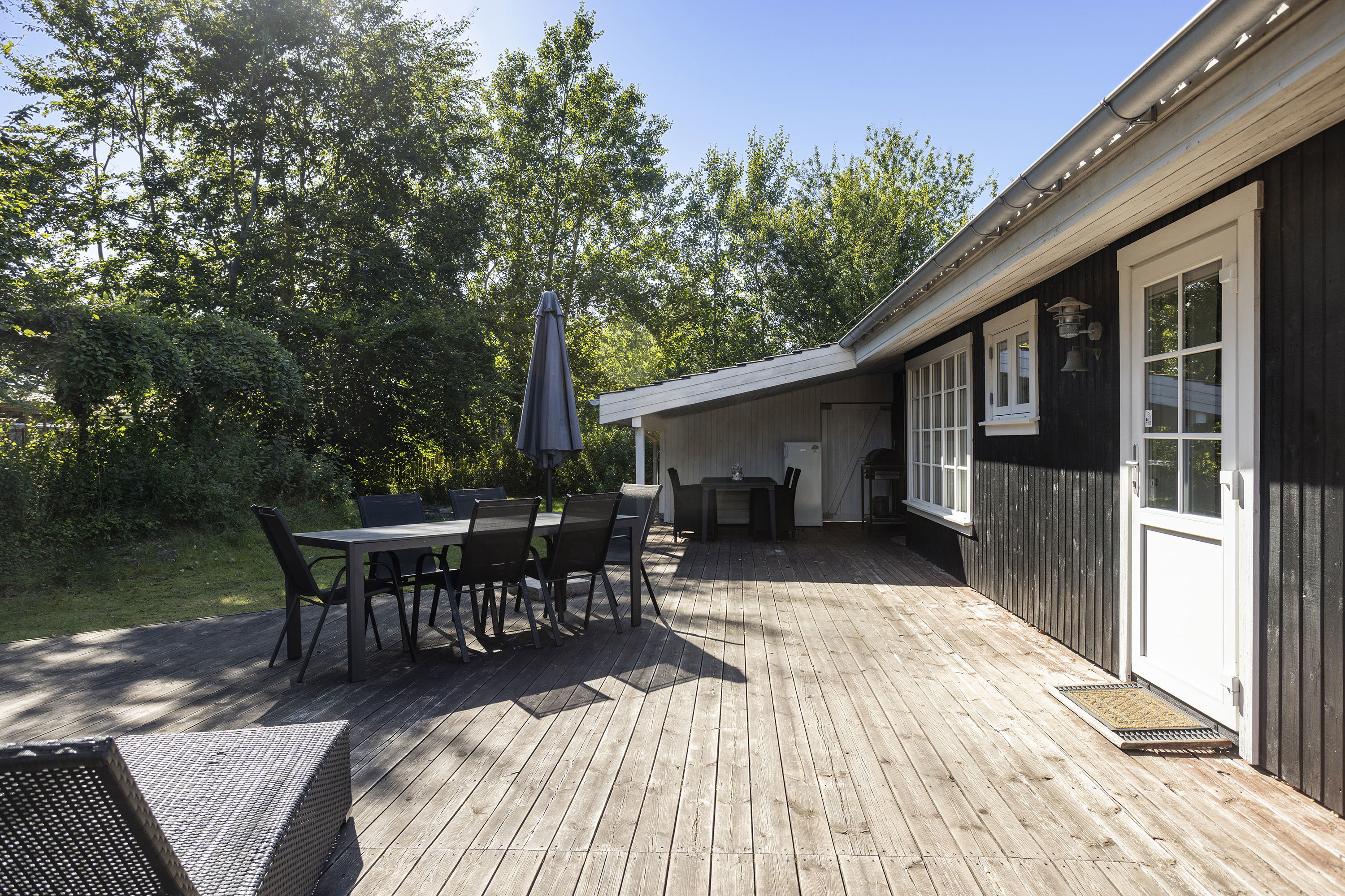 Fremhævet terrasse billede i fuldskærmstilstand. Billede af Fredvej 10, Lyngså, 9300 Sæby