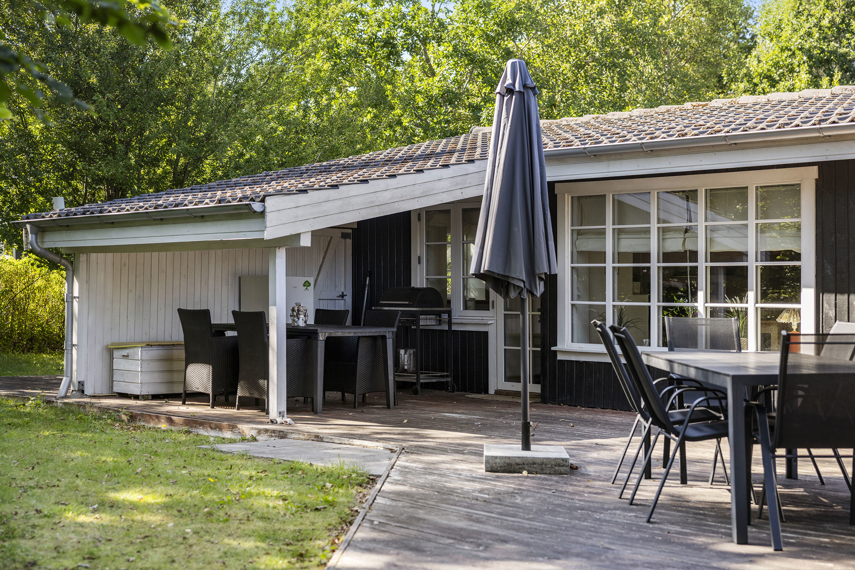 Miniaturebillede 1: terrasse. Billede af Fredvej 10, Lyngså, 9300 Sæby