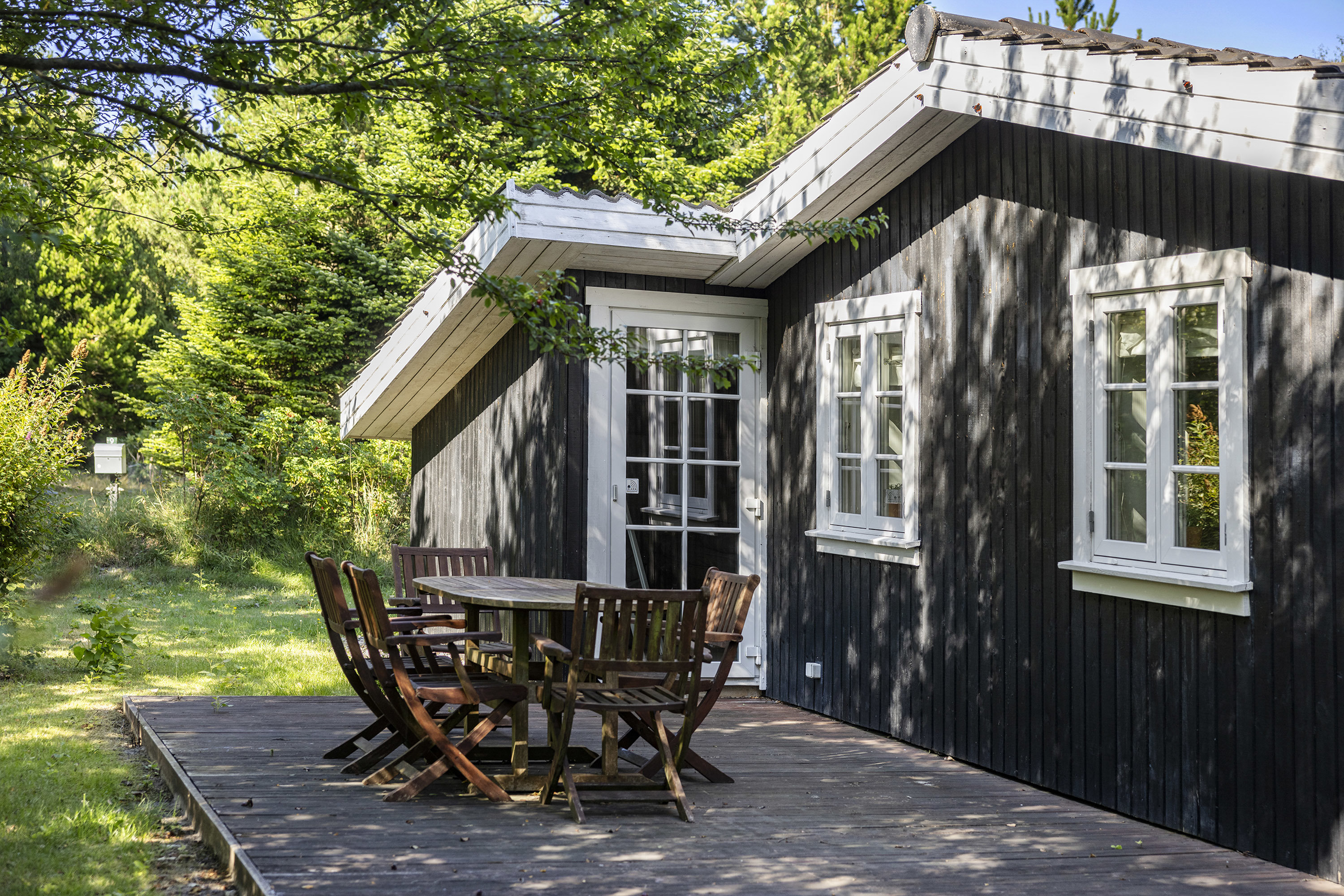 Fremhævet terrasse billede i fuldskærmstilstand. Billede af Fredvej 10, Lyngså, 9300 Sæby