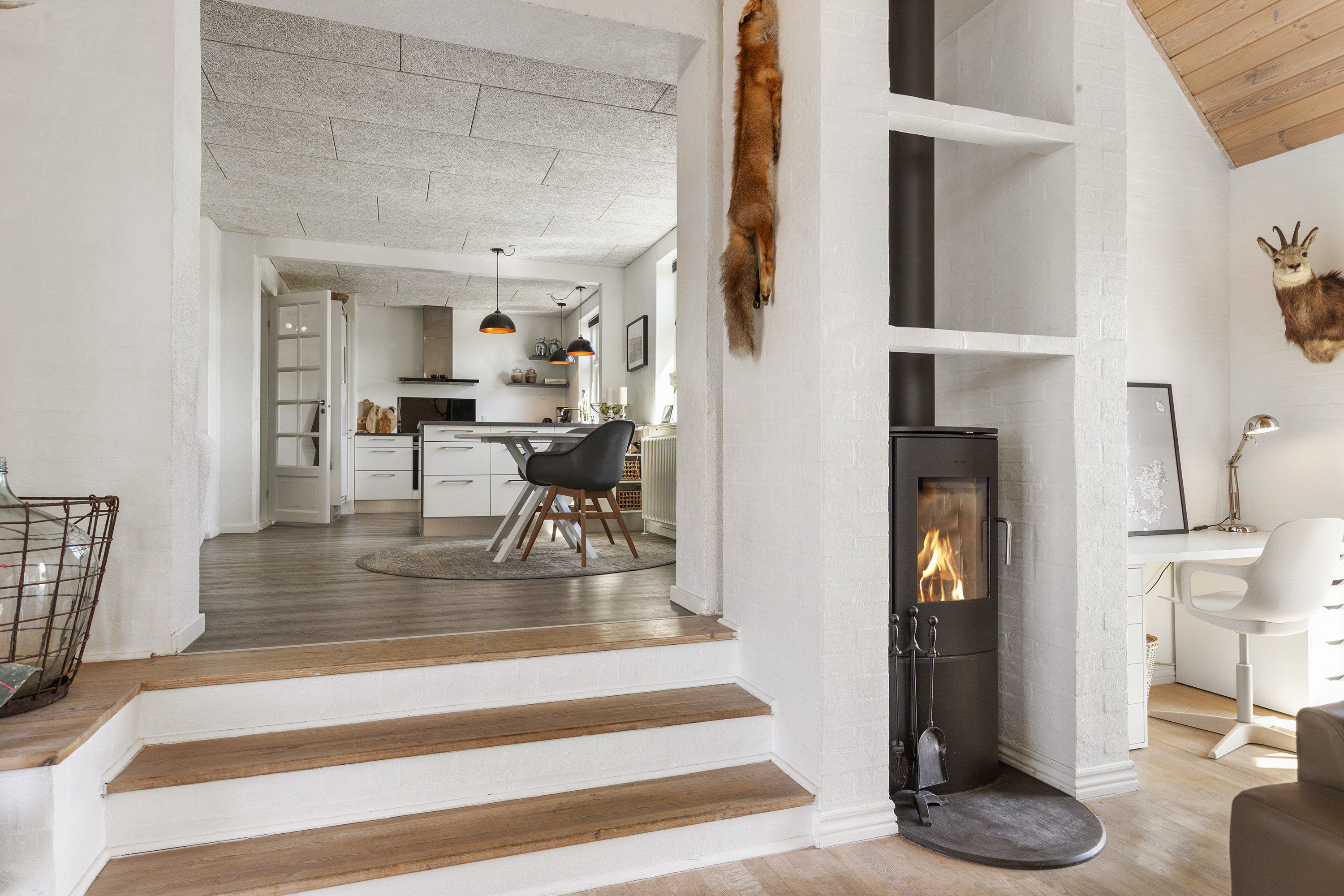 Fremhævet stue billede i fuldskærmstilstand. Billede af Smalbyvej 50, 9700 Brønderslev