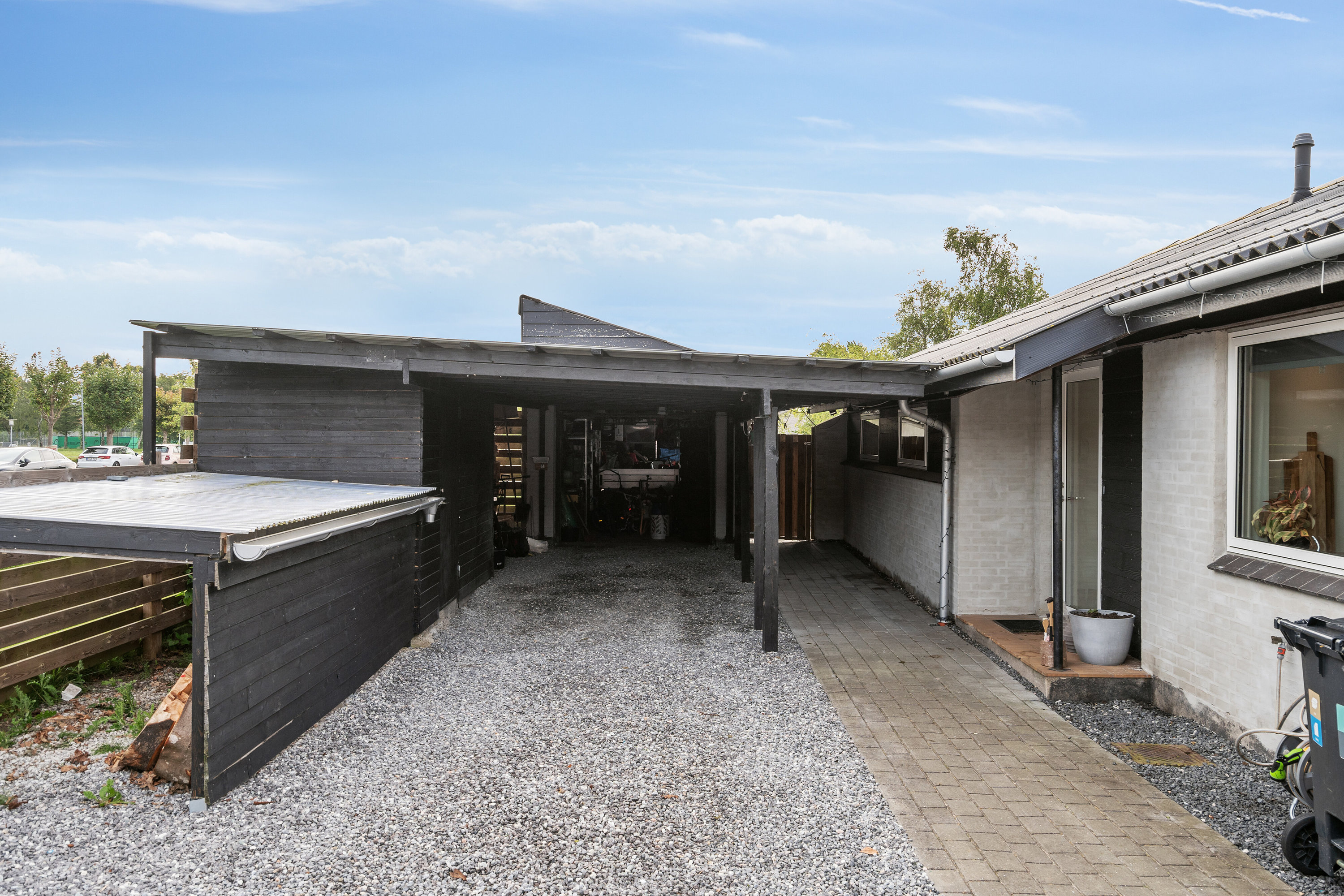 Fremhævet overdækket terrasse billede i fuldskærmstilstand. Billede af Mads Hansensvej 15, 5762 Vester Skerninge