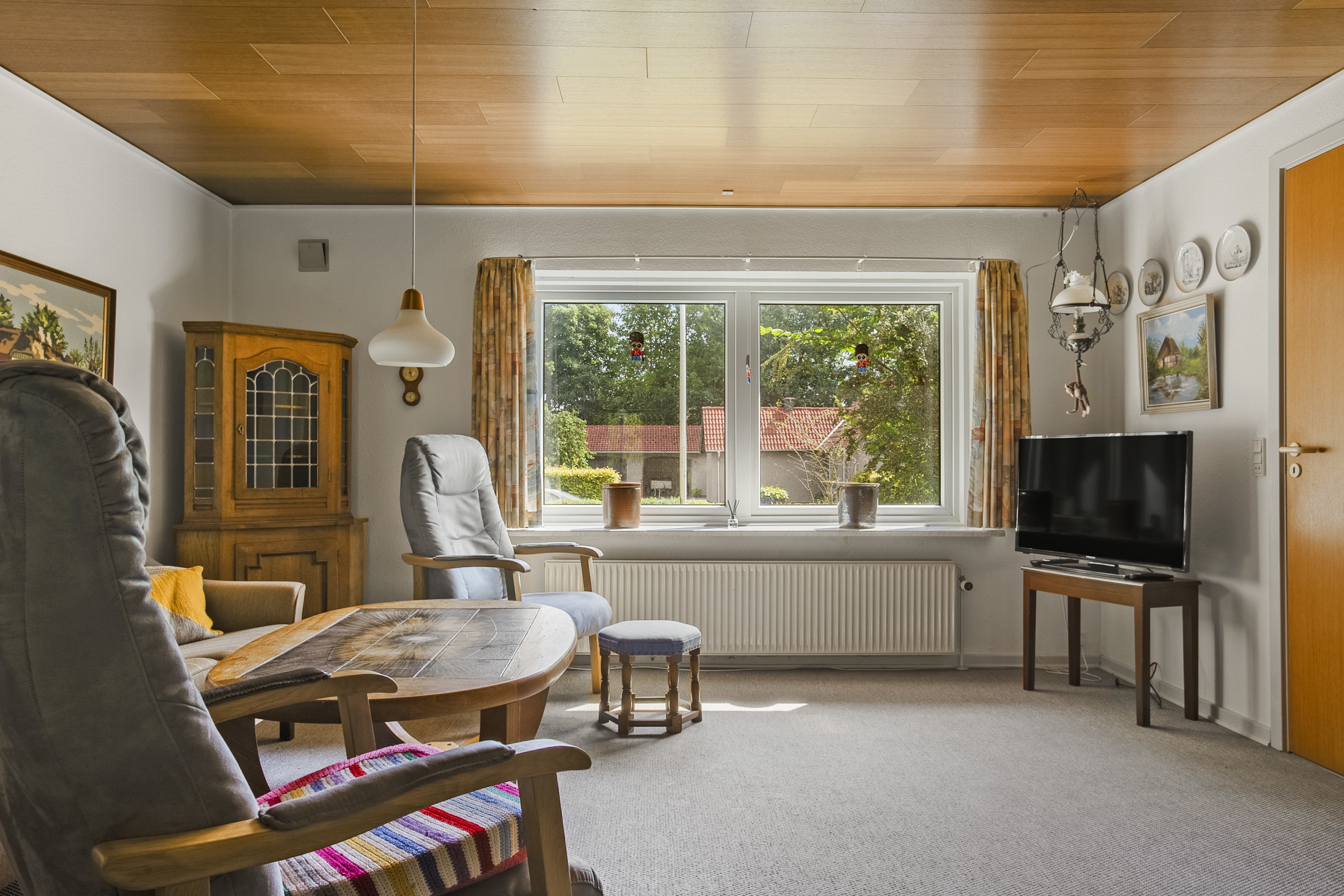 Fremhævet stue billede i fuldskærmstilstand. Billede af Okslundvej 23, Lindknud, 6650 Brørup