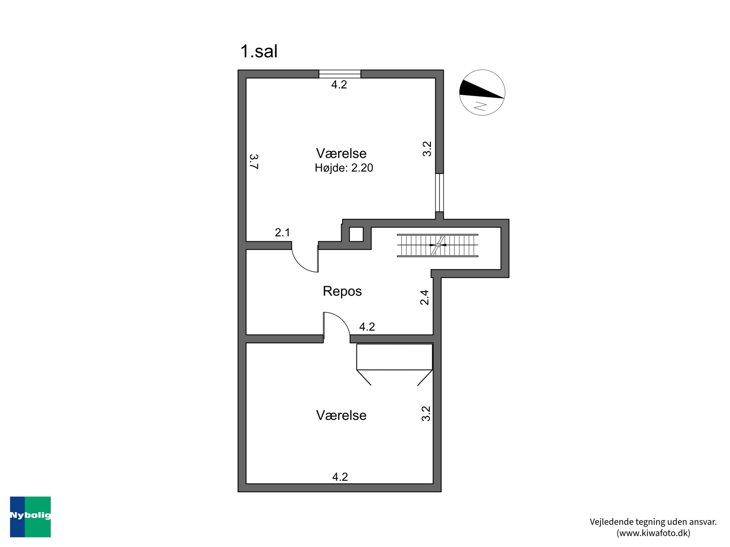 Plantegninger billede af Monrads Vej 8, 4930 Maribo