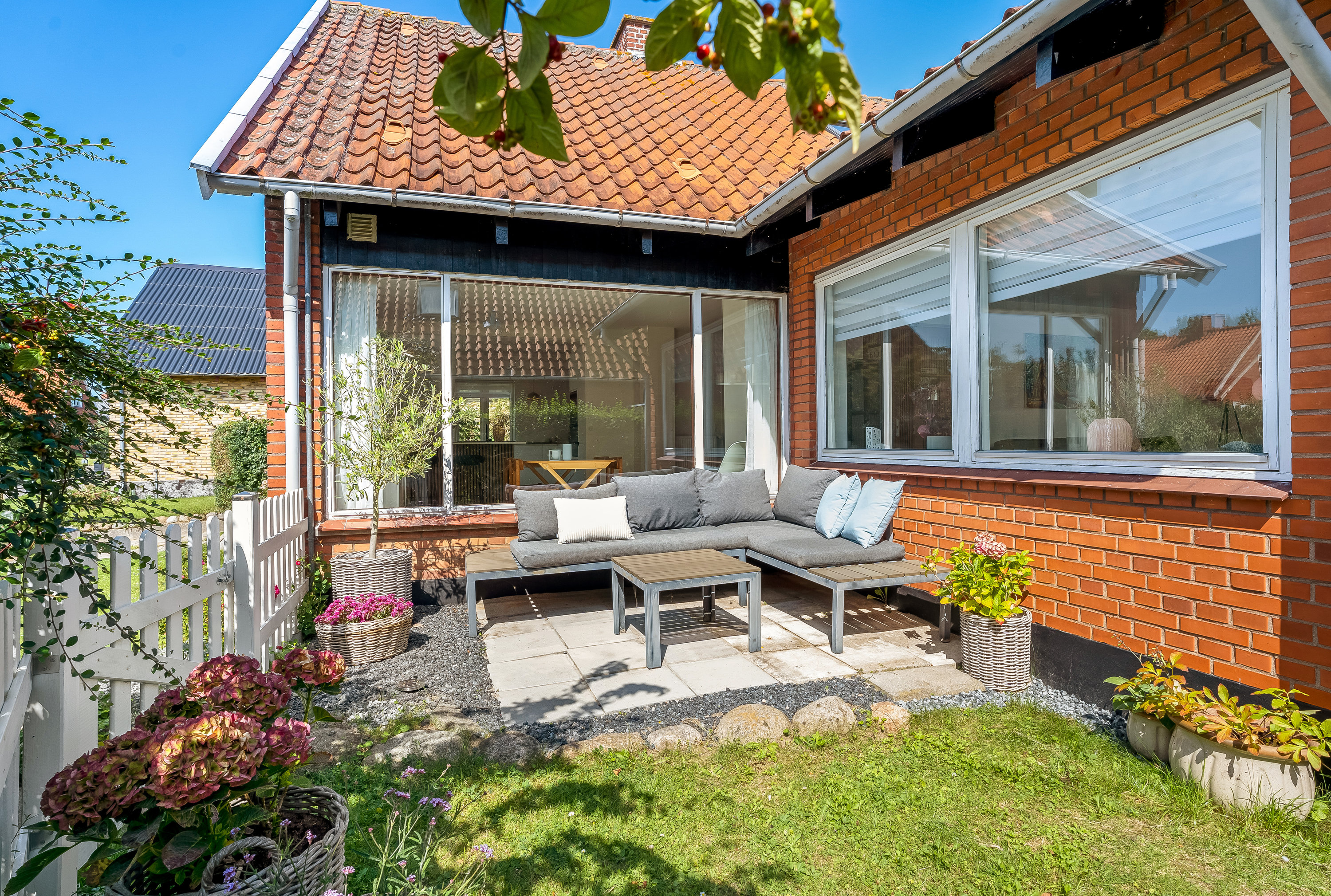 Fremhævet terrasse billede i fuldskærmstilstand. Billede af Monrads Vej 8, 4930 Maribo