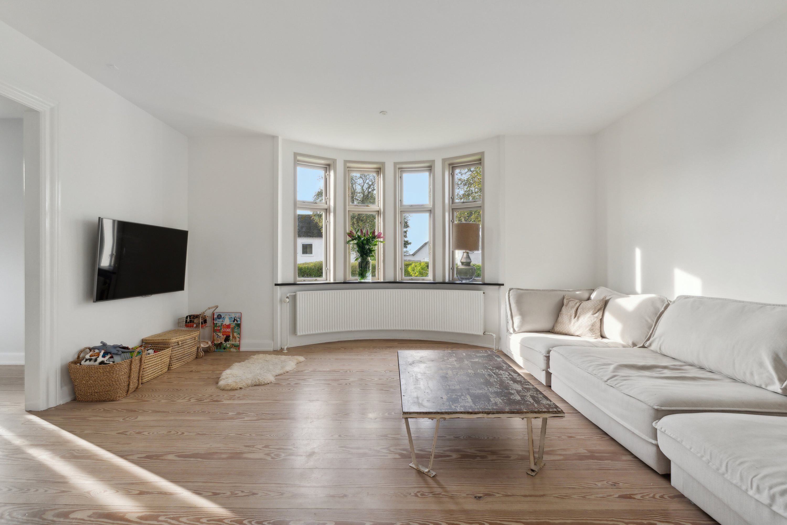 Fremhævet stue billede i fuldskærmstilstand. Billede af Østergade 14, Særslev, 5471 Søndersø