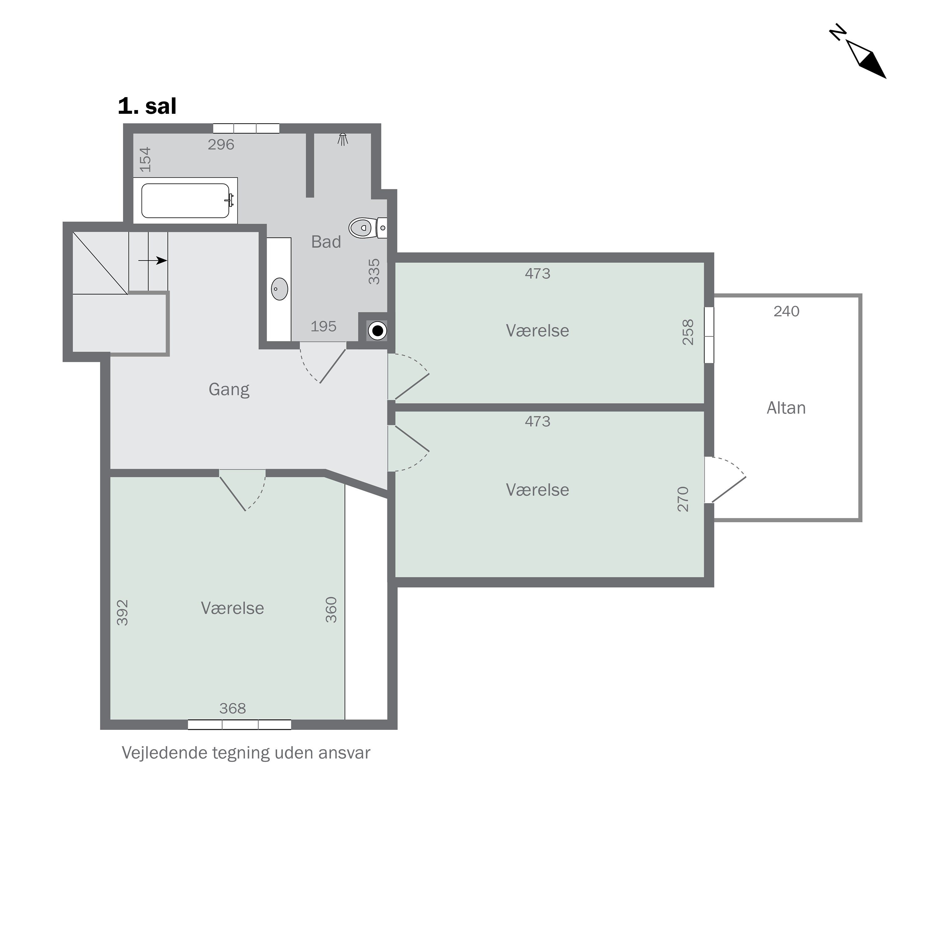 Plantegninger billede af Østergade 14, Særslev, 5471 Søndersø