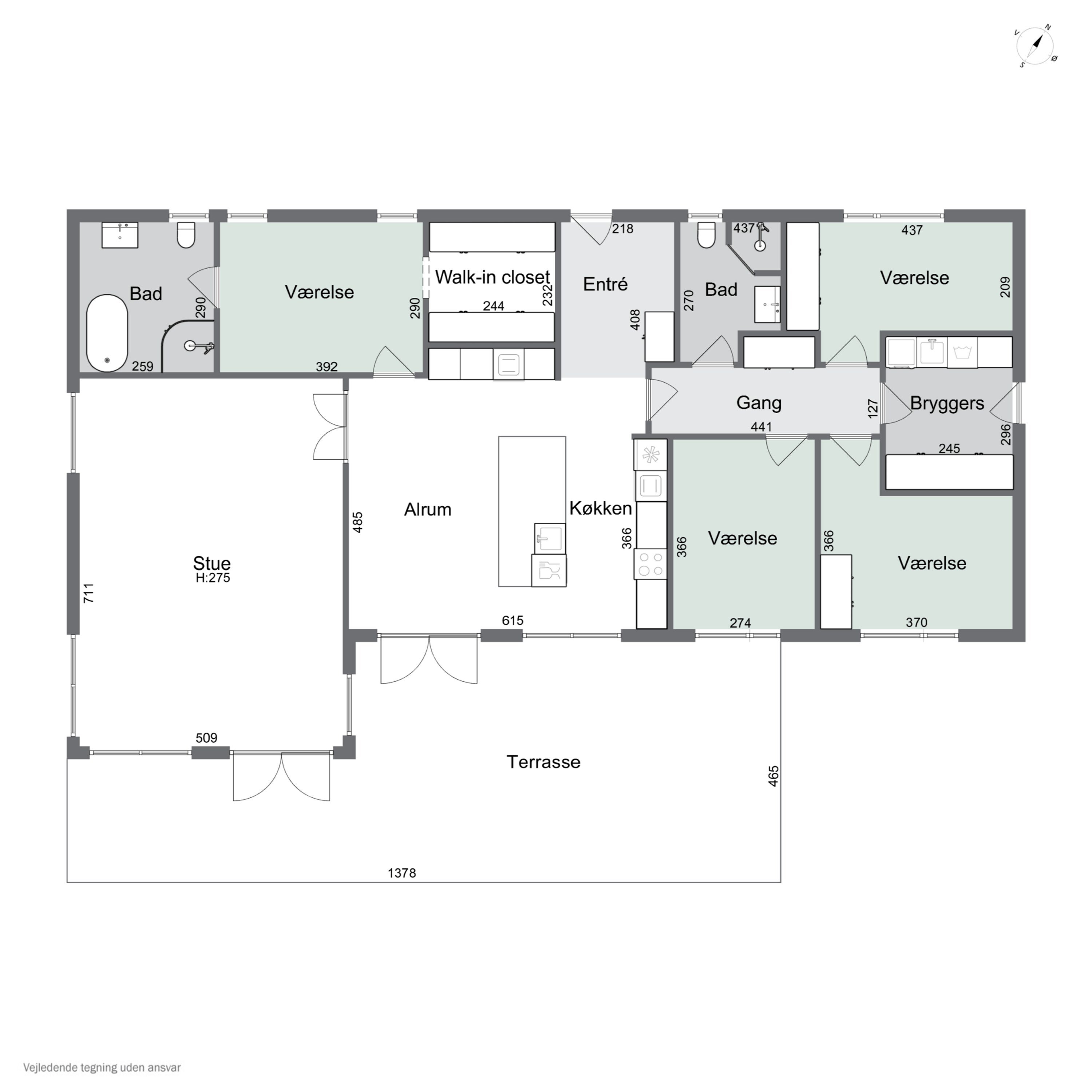 Plantegninger billede af Fjeldstedvej 25, 2650 Hvidovre