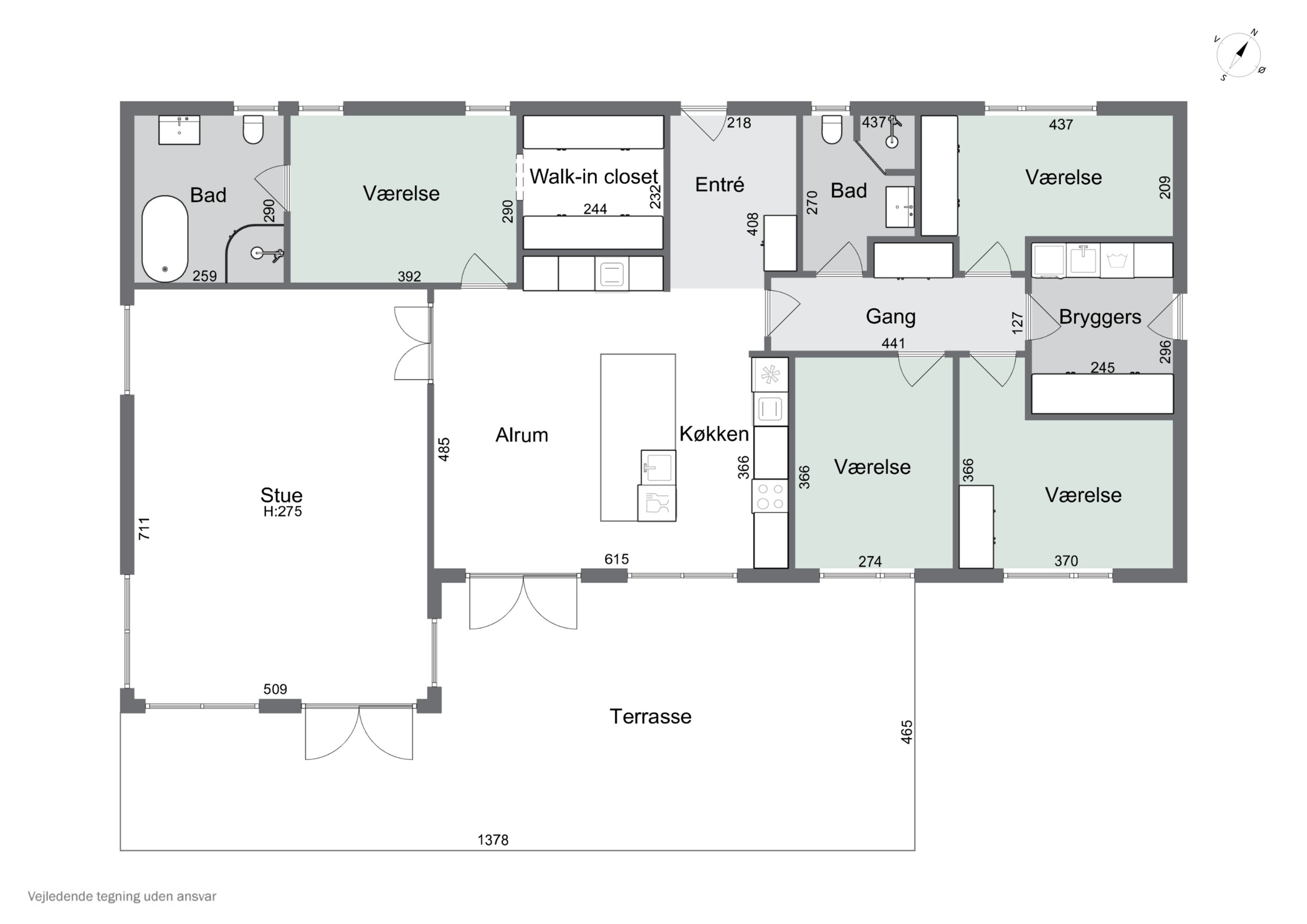 Plantegninger billede af Fjeldstedvej 25, 2650 Hvidovre