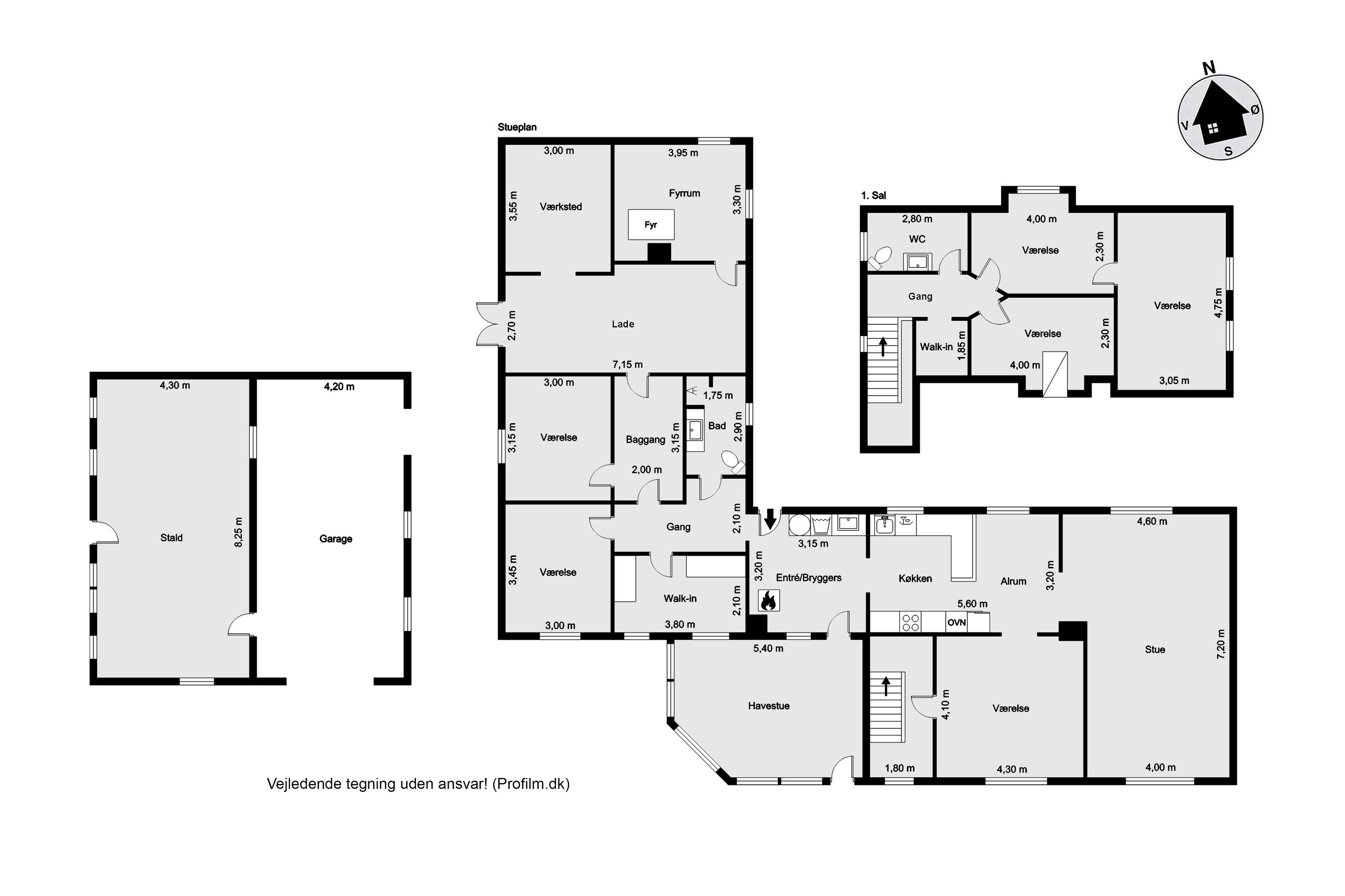 Plantegninger billede af Heldum Gamle Skole 4, Tørring, 7620 Lemvig