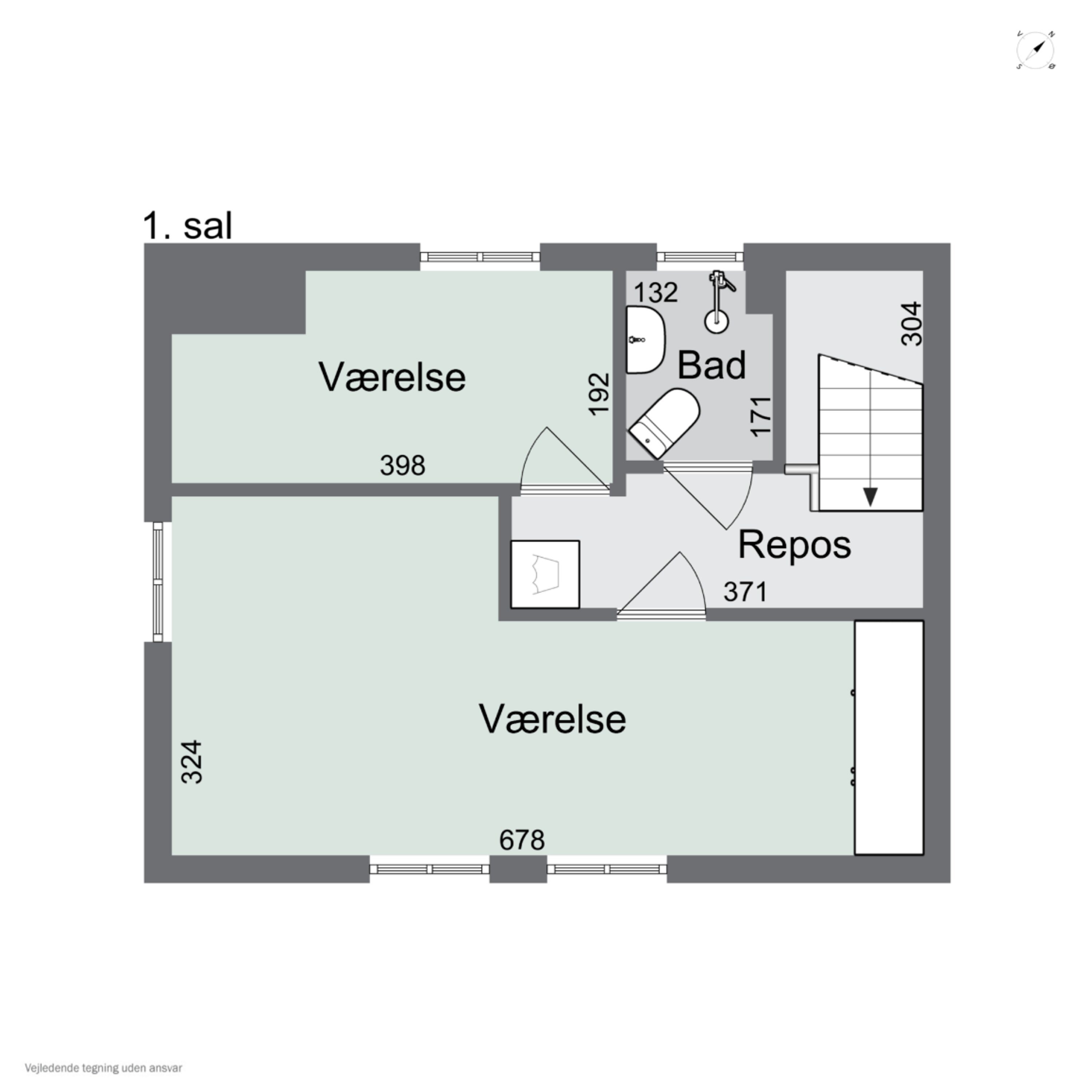 Plantegninger billede af Simons Bakke 24, Tilsted, 7700 Thisted