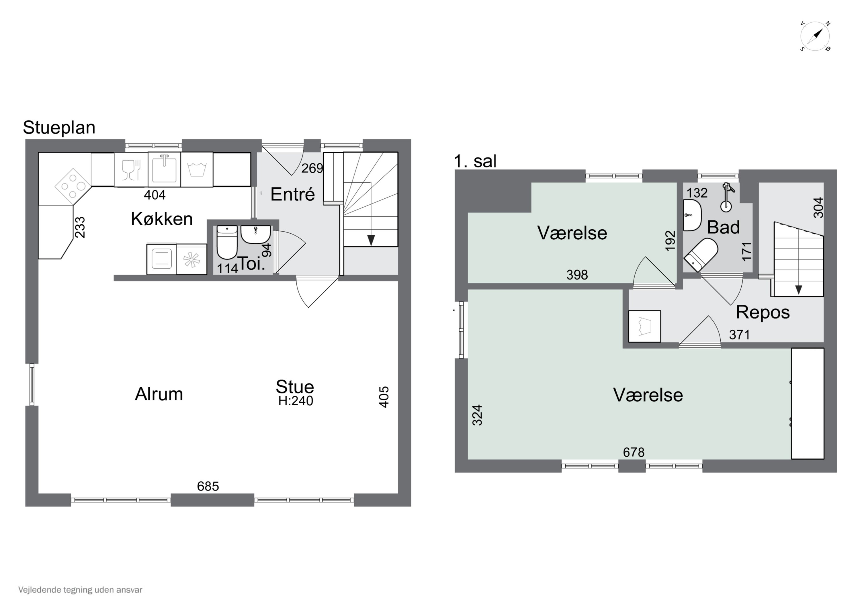 Plantegninger billede af Simons Bakke 24, Tilsted, 7700 Thisted
