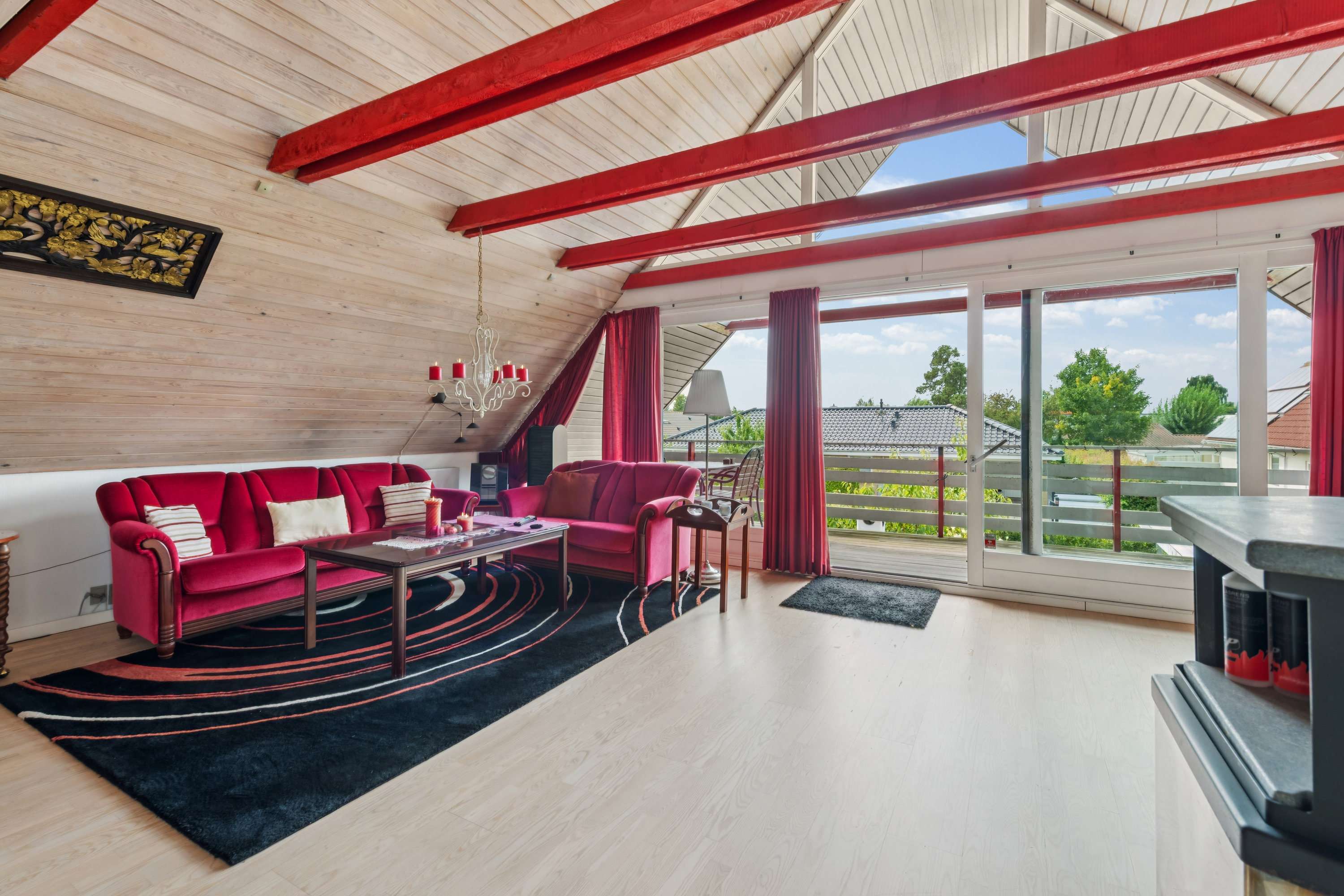 Fremhævet stue billede i fuldskærmstilstand. Billede af Dyssevej 10, 2670 Greve