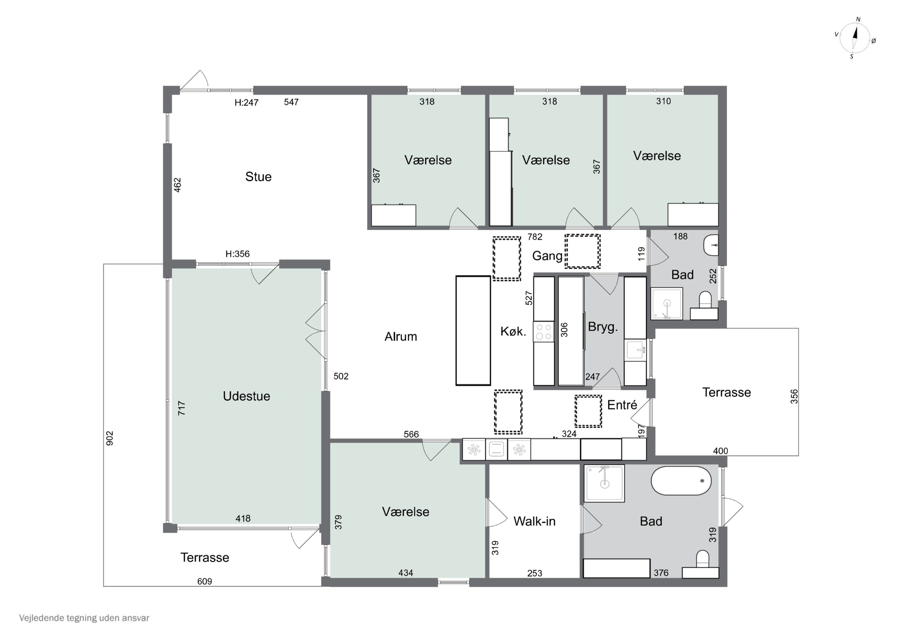 Plantegninger billede af Vestavej 18A, 4040 Jyllinge