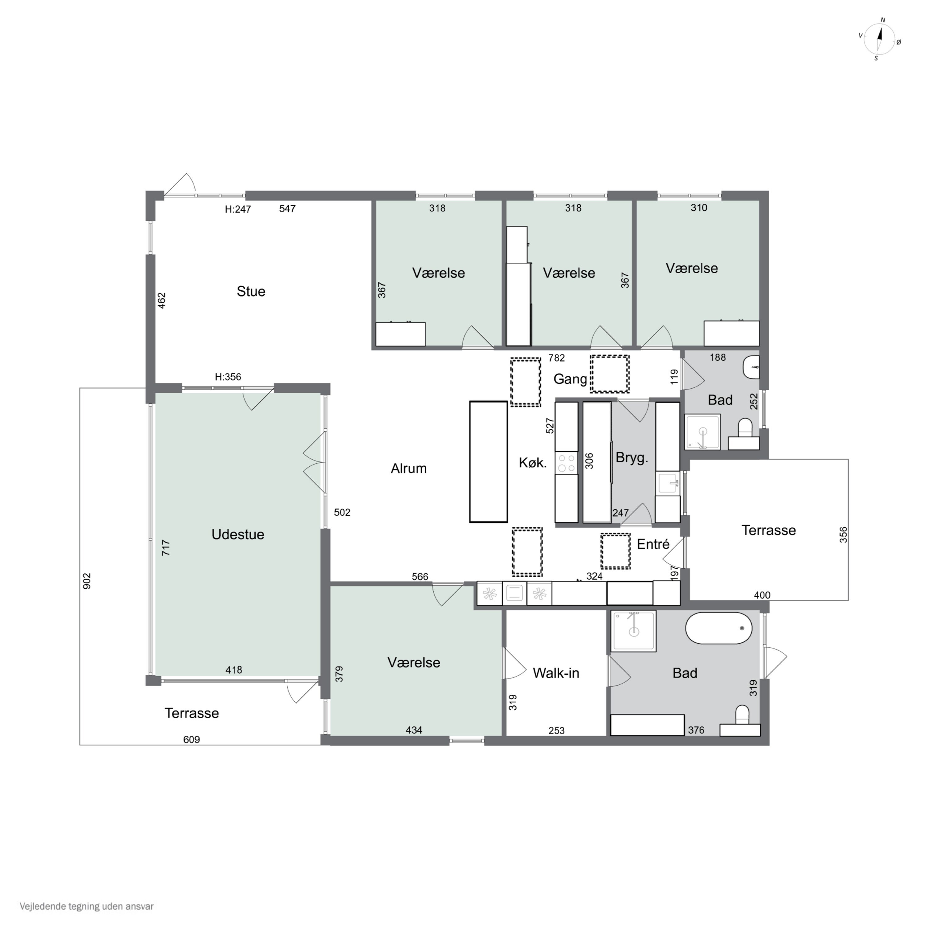 Plantegninger billede af Vestavej 18A, 4040 Jyllinge