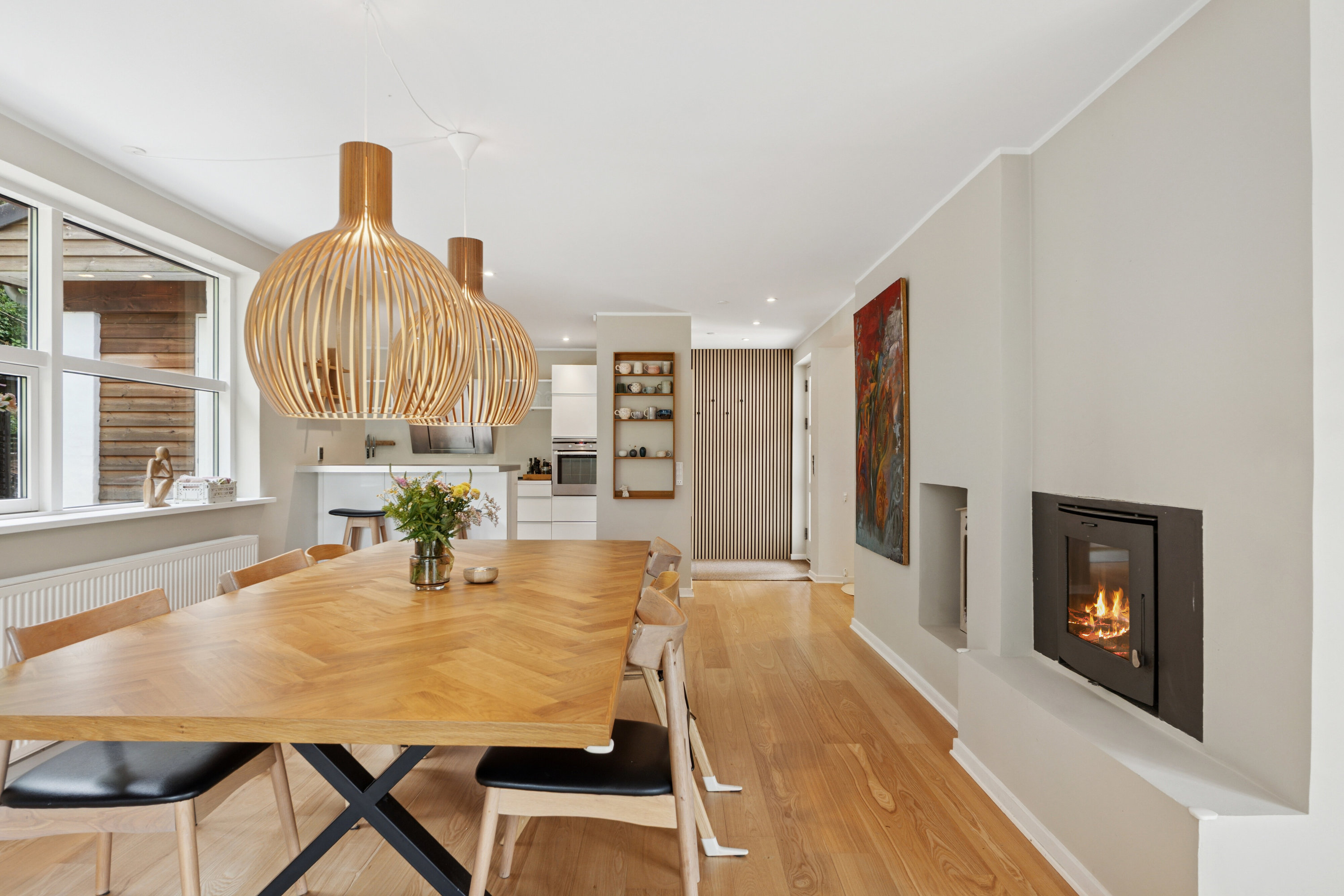 Fremhævet spisestue billede i fuldskærmstilstand. Billede af Søskrænten 6, Slukefter, 5210 Odense NV