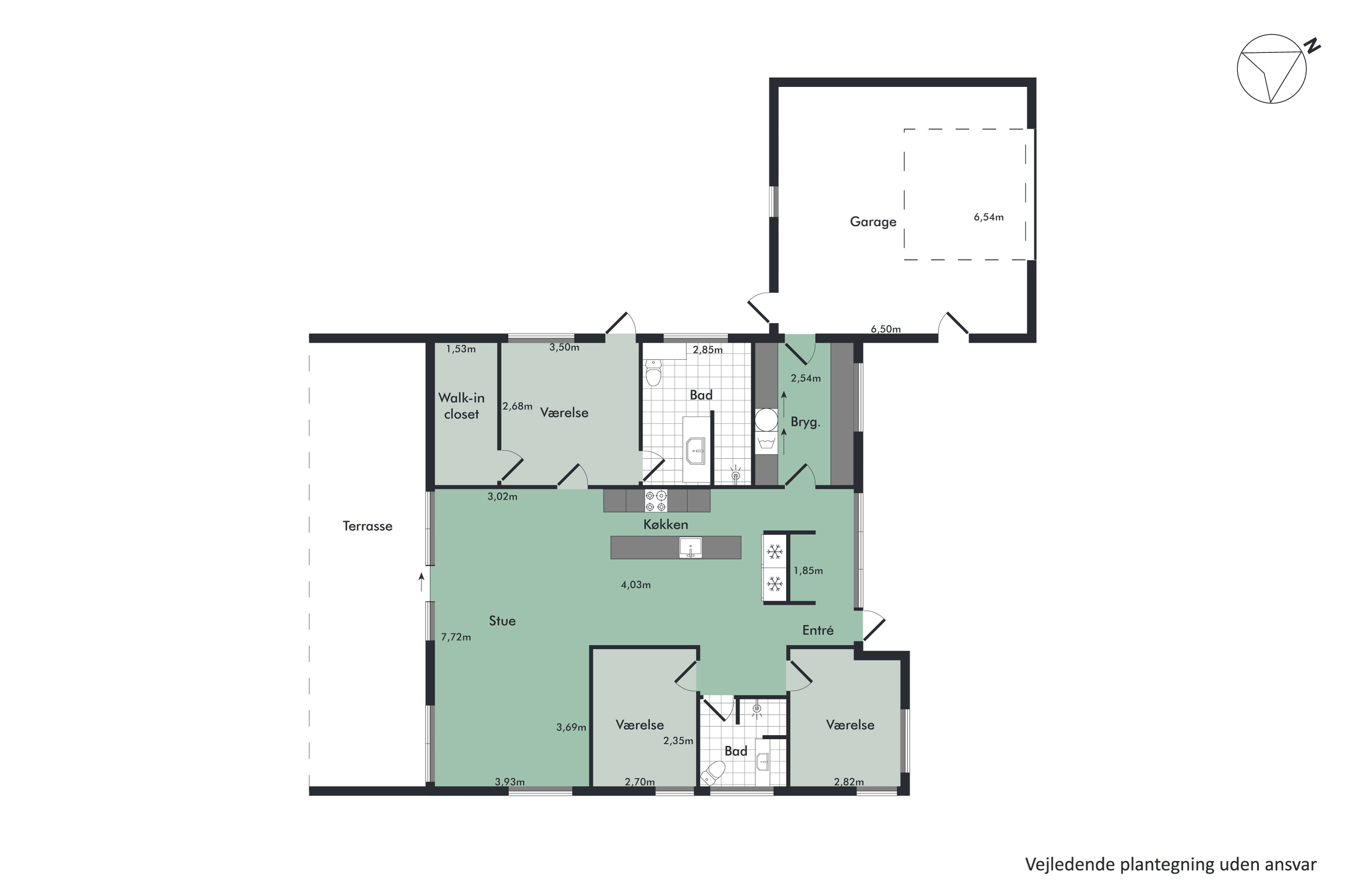 Plantegninger billede af Tennisskoven 51, 9320 Hjallerup