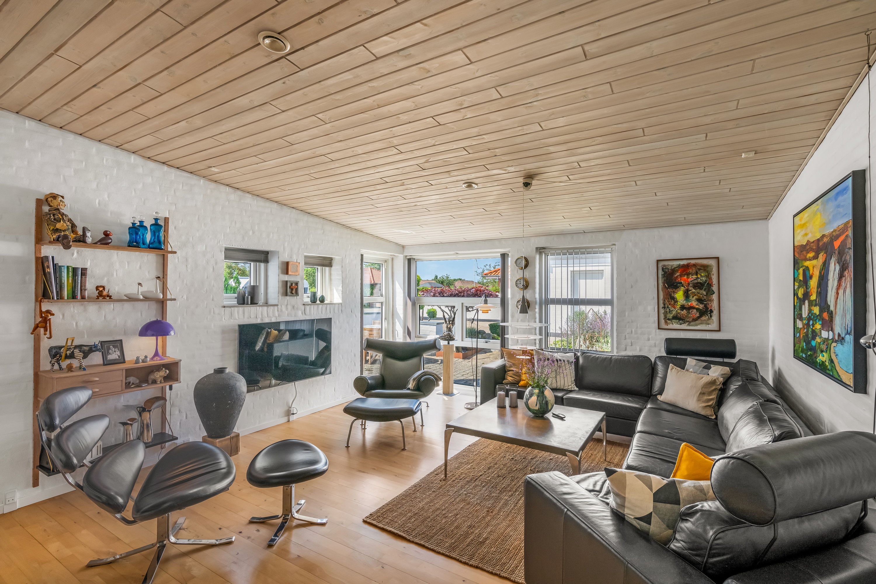 Fremhævet stue billede i fuldskærmstilstand. Billede af Langelandsgade 5, Rindum, 6950 Ringkøbing