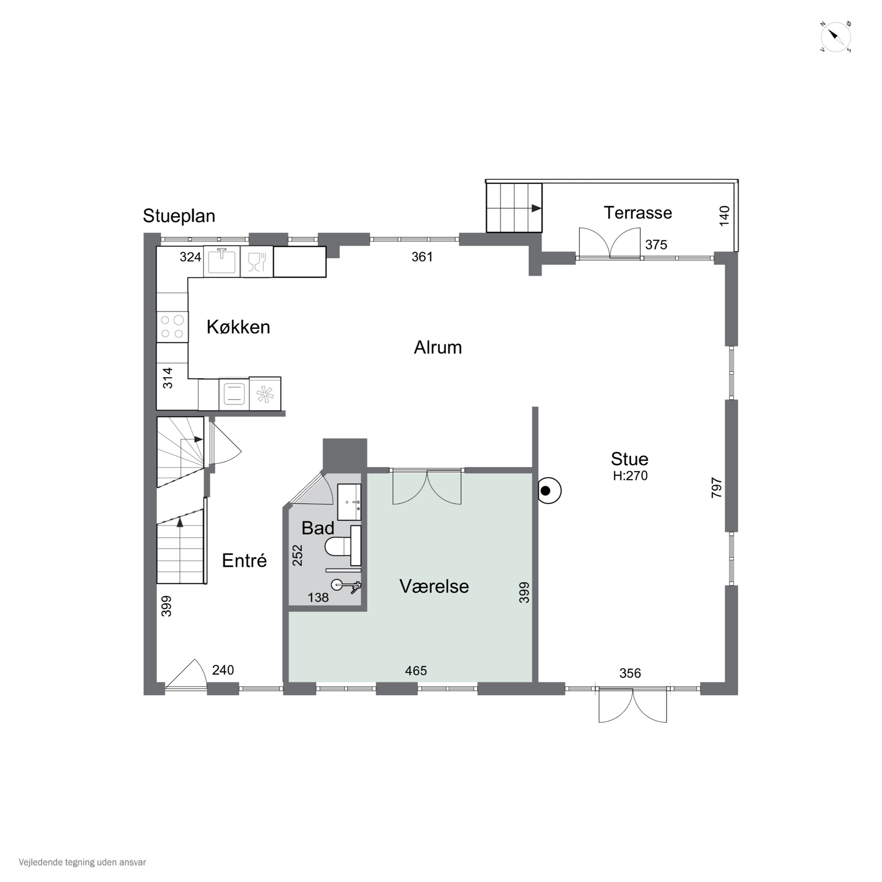 Plantegninger billede af Baunehøjvej 3, 2800 Kongens Lyngby