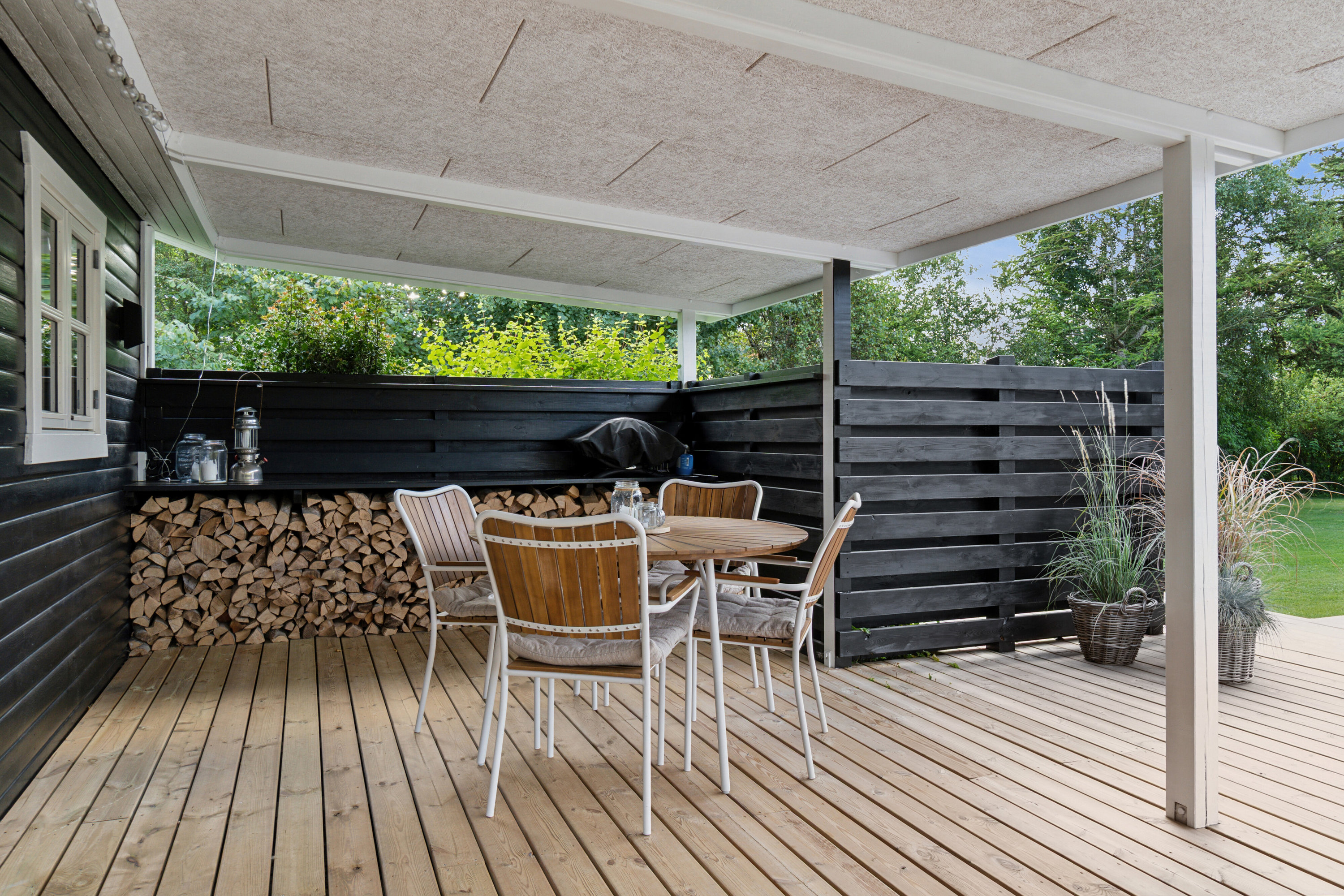 Fremhævet overdækket terrasse billede i fuldskærmstilstand. Billede af Rødhalsevej 14, Ll Kongsmark, 4200 Slagelse