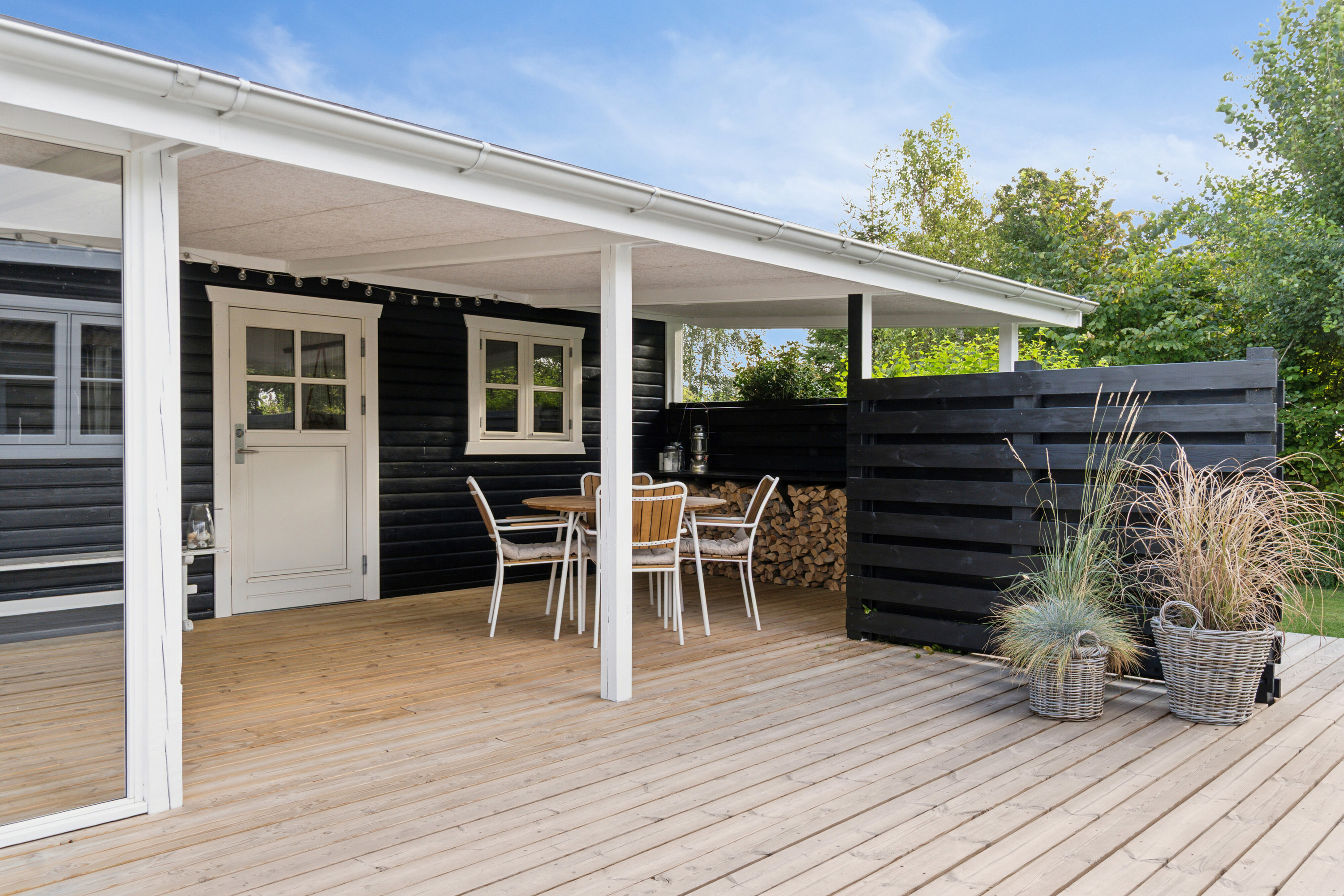 Fremhævet overdækket terrasse billede i fuldskærmstilstand. Billede af Rødhalsevej 14, Ll Kongsmark, 4200 Slagelse