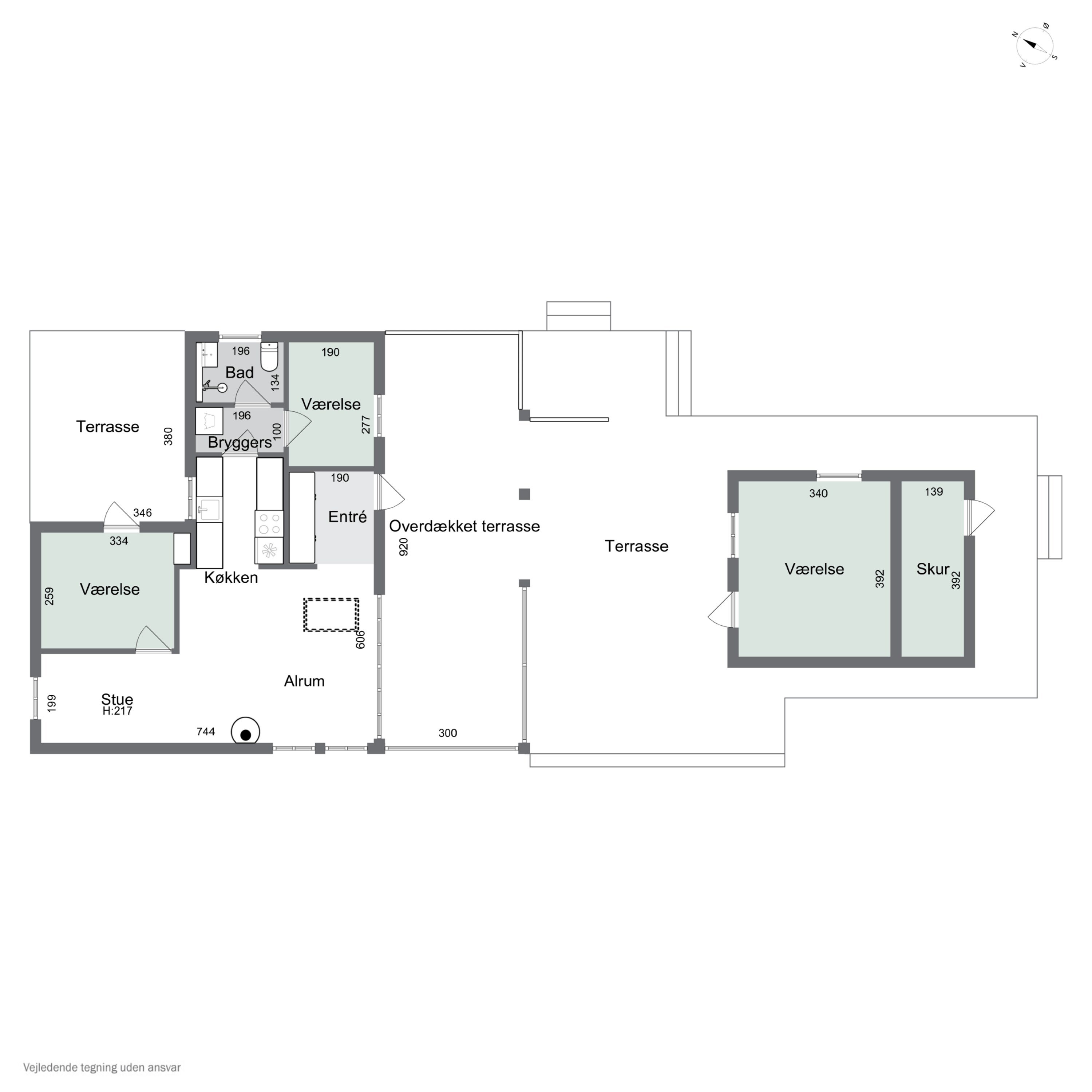 Plantegninger billede af Rødhalsevej 14, Ll Kongsmark, 4200 Slagelse