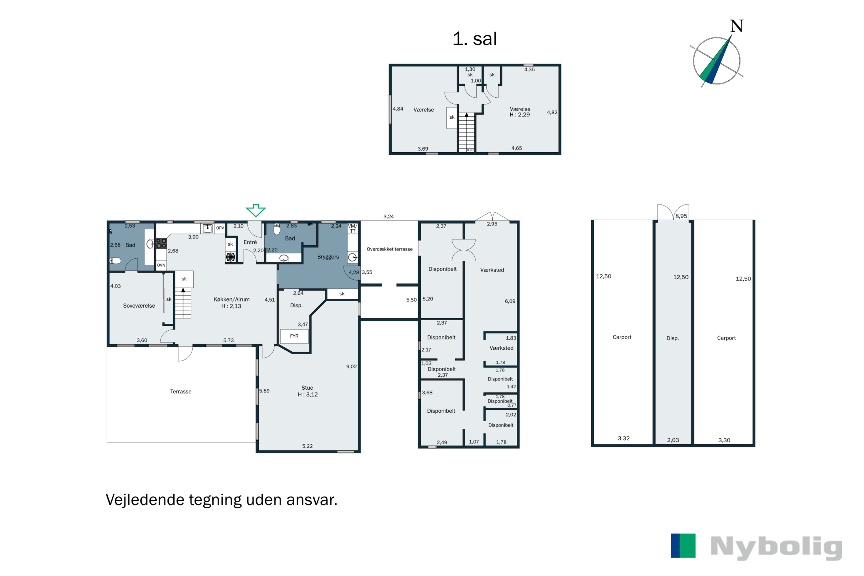 Plantegninger billede af Toldvejen 29, Boulstrup, 8300 Odder