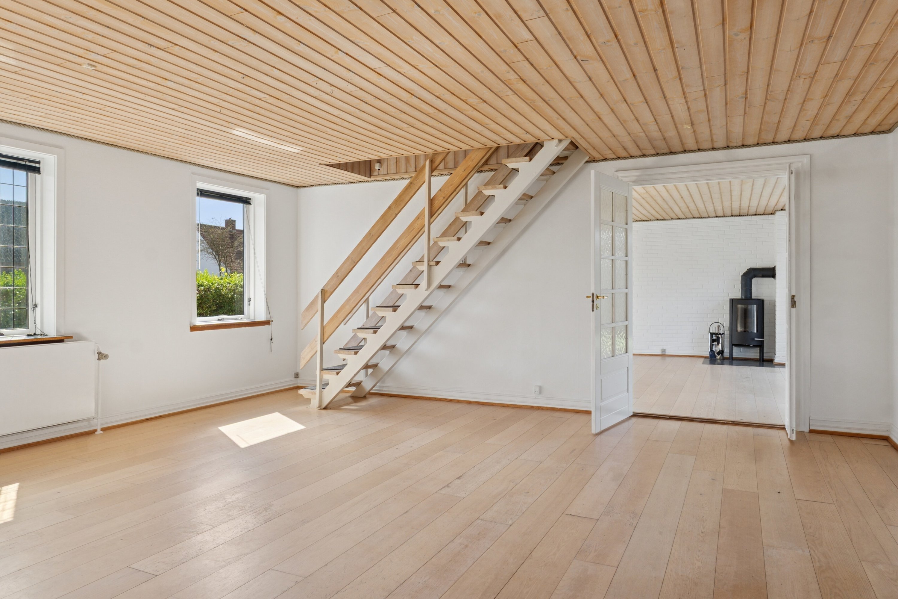 Fremhævet opgang billede i fuldskærmstilstand. Billede af Vidjekrogen 18, 5881 Skårup Fyn