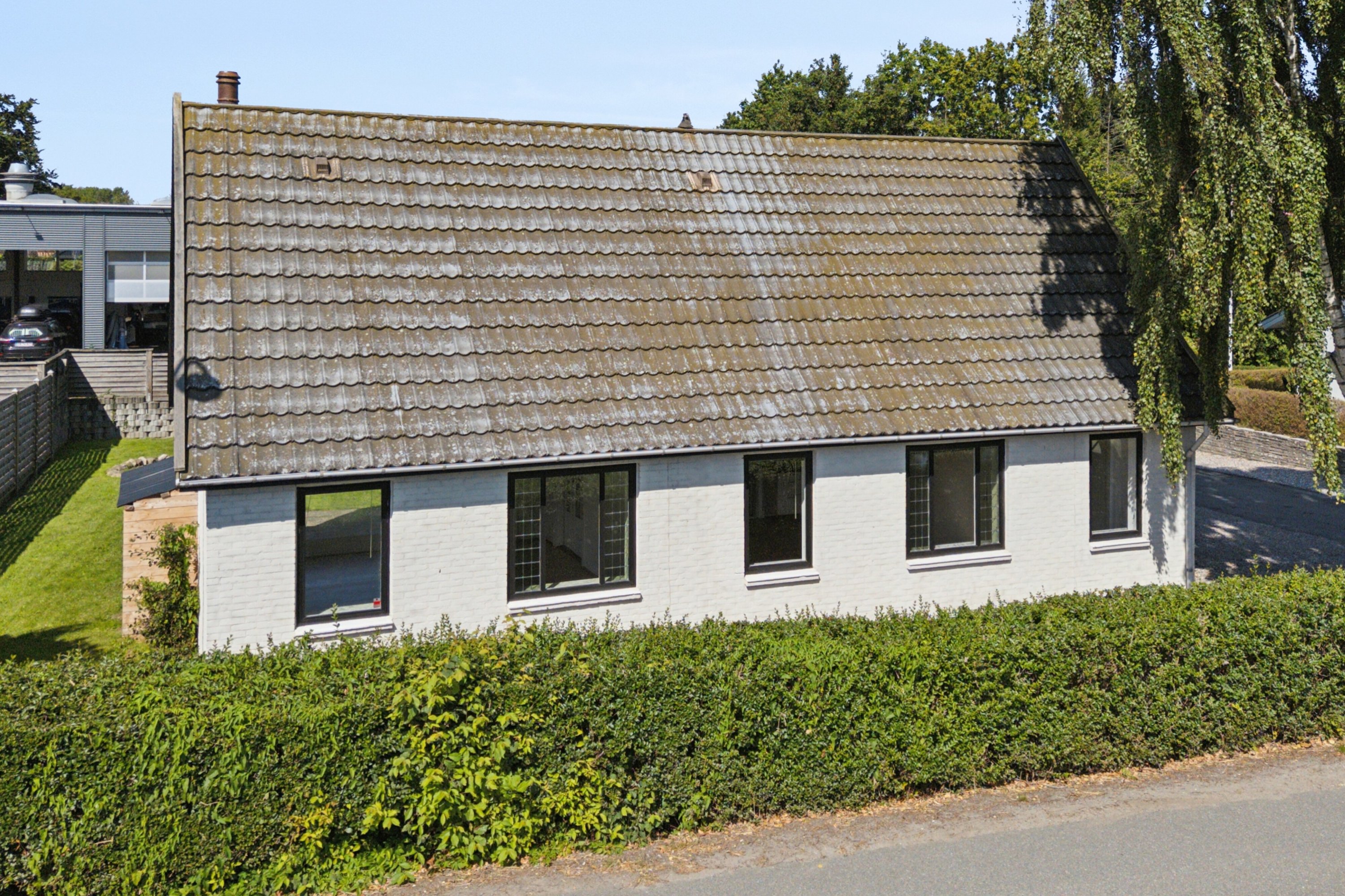 Fremhævet set fra vejen billede i fuldskærmstilstand. Billede af Vidjekrogen 18, 5881 Skårup Fyn