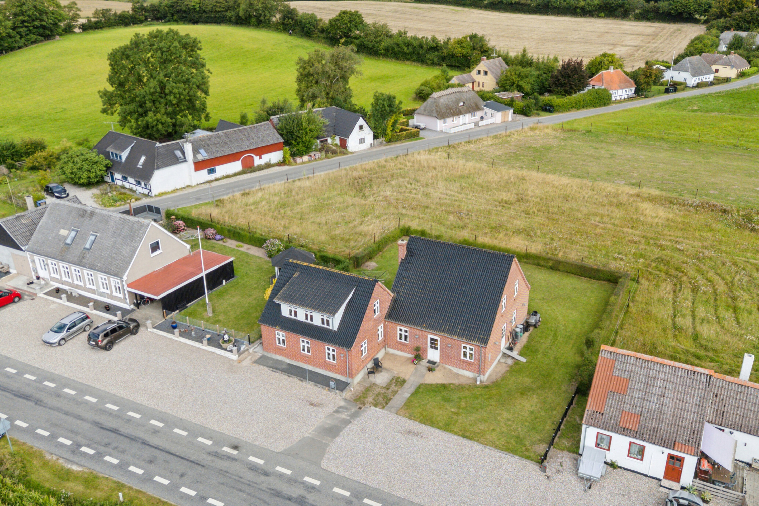 Miniaturebillede 1: luftfoto. Billede af Spodsbjergvej 257, Long. Sand, 5900 Rudkøbing