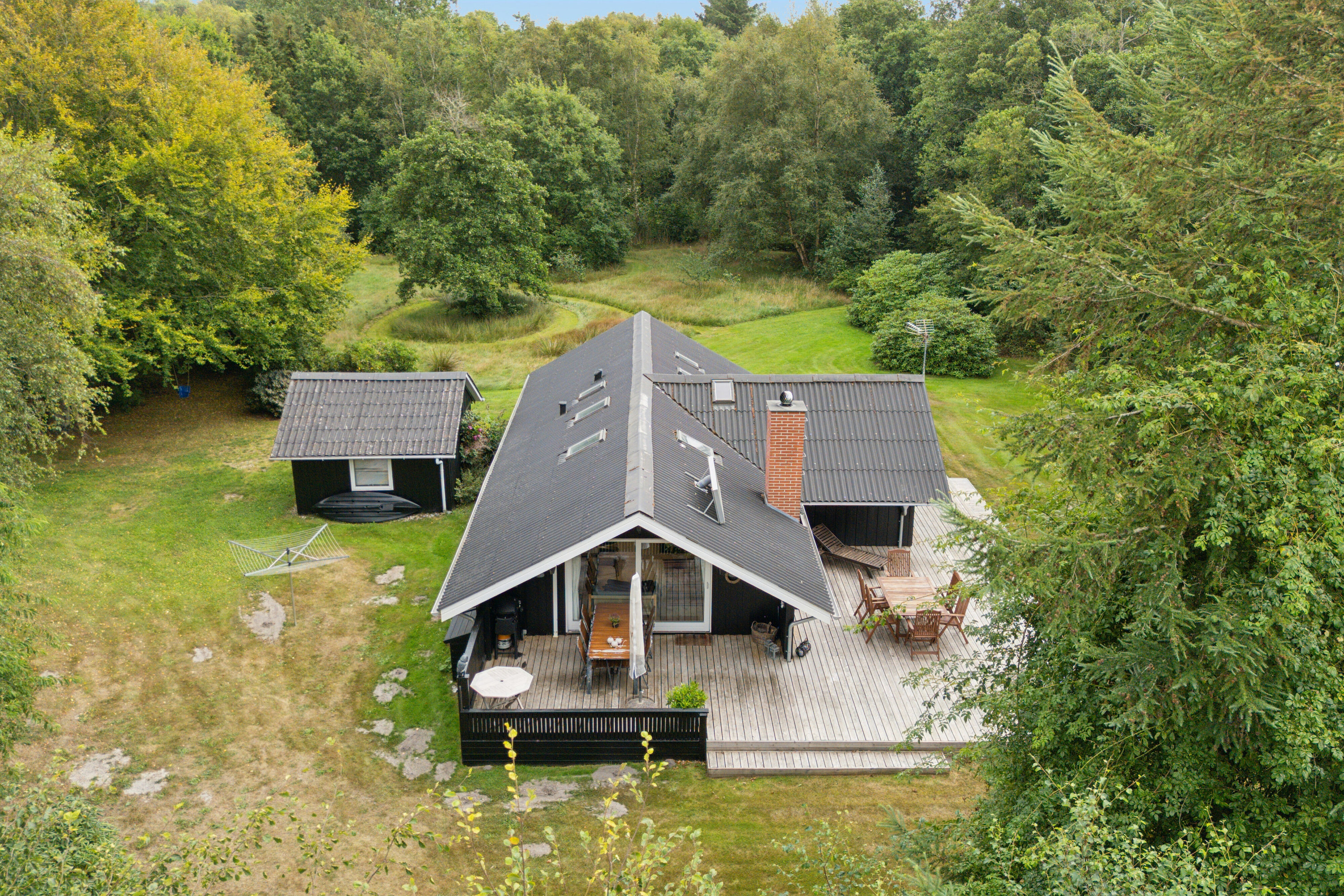 Fremhævet luftfoto billede i fuldskærmstilstand. Billede af Furvej 4, Amtoft, 7742 Vesløs