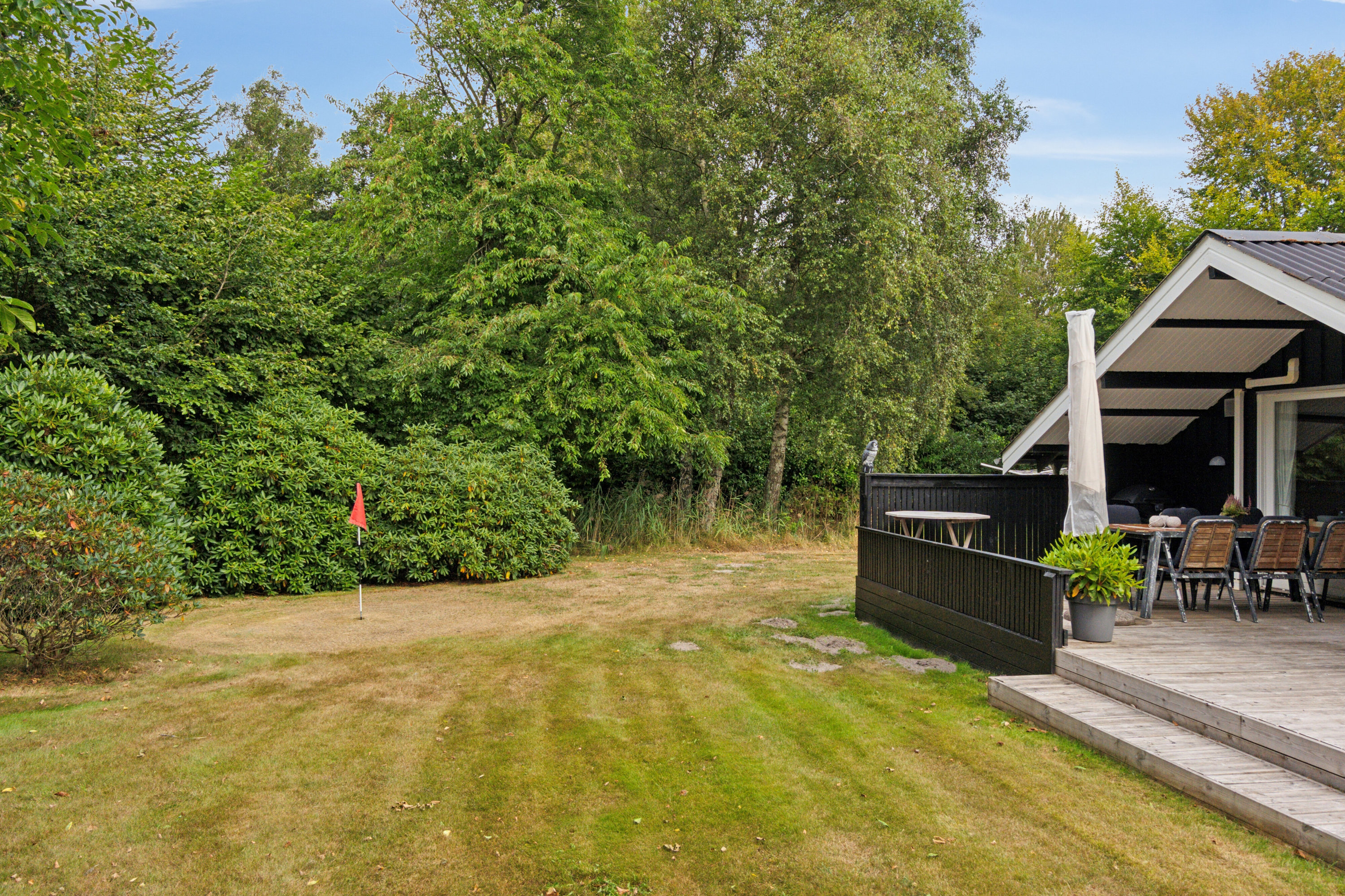 Fremhævet set fra haven billede i fuldskærmstilstand. Billede af Furvej 4, Amtoft, 7742 Vesløs