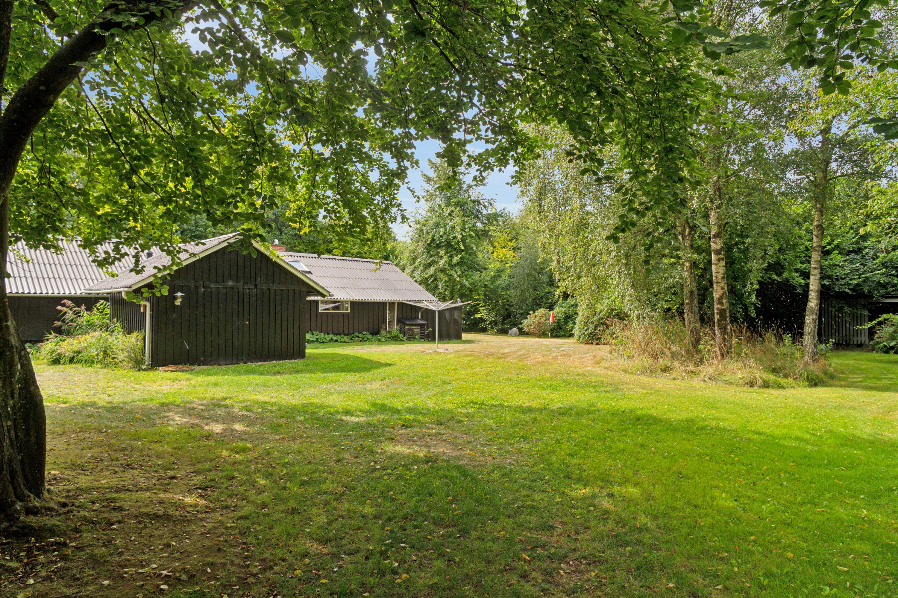 Fremhævet set fra haven billede i fuldskærmstilstand. Billede af Furvej 4, Amtoft, 7742 Vesløs