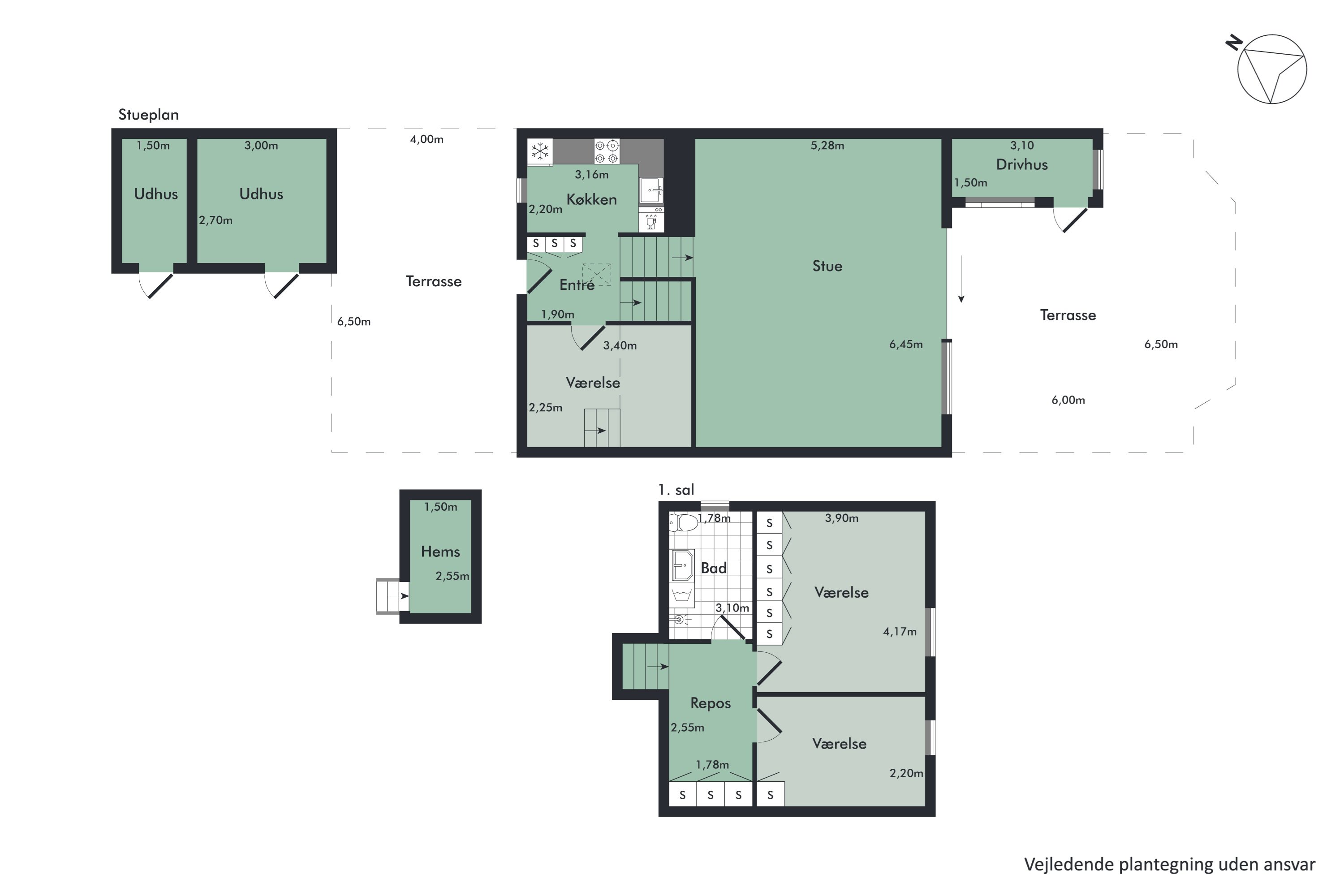 Plantegninger billede af Herningvej 105, 9220 Aalborg Øst
