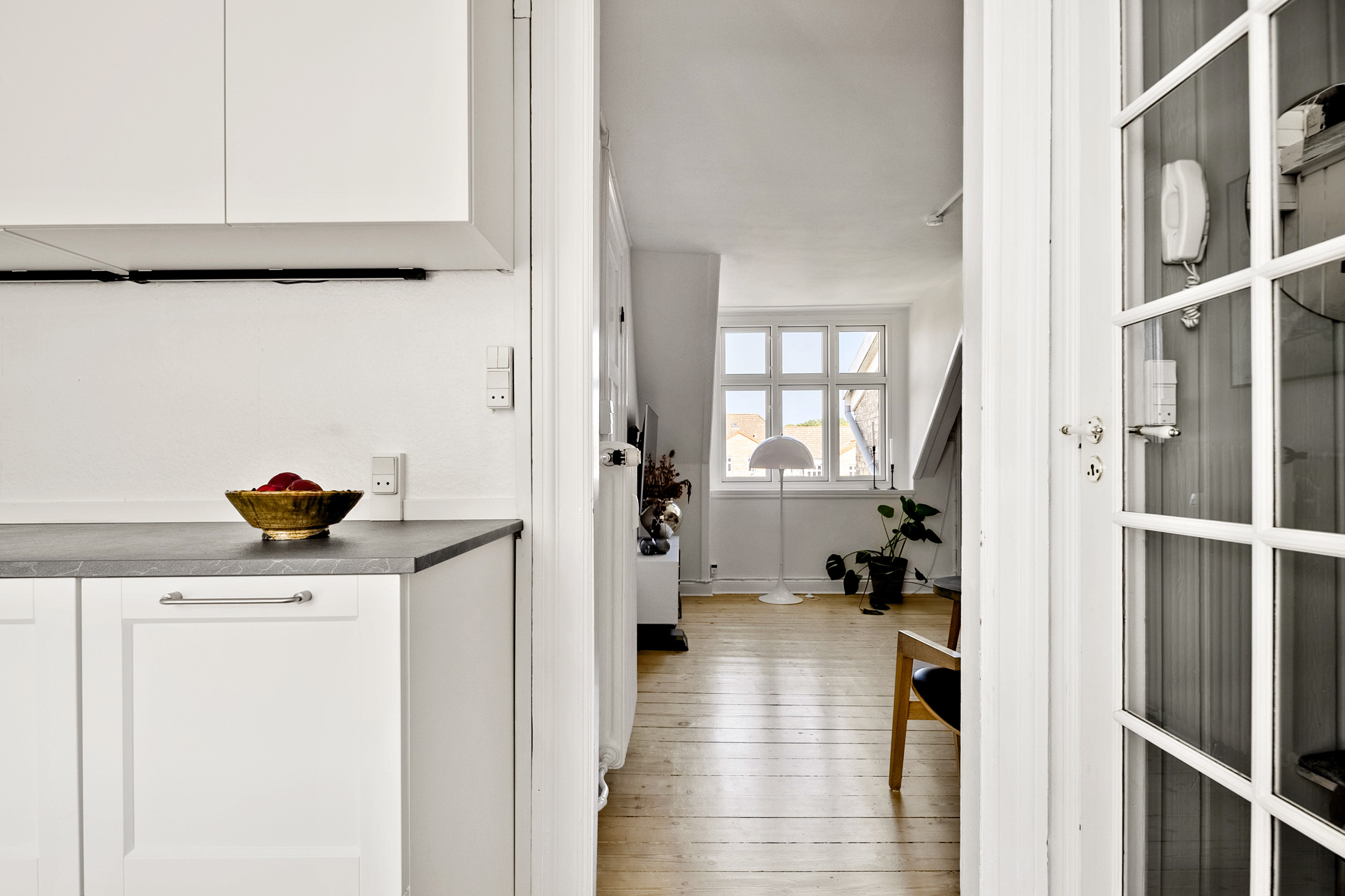 Fremhævet køkken billede i fuldskærmstilstand. Billede af Peder Skrams Gade 16, 3., Trøjborg , 8200 Aarhus N