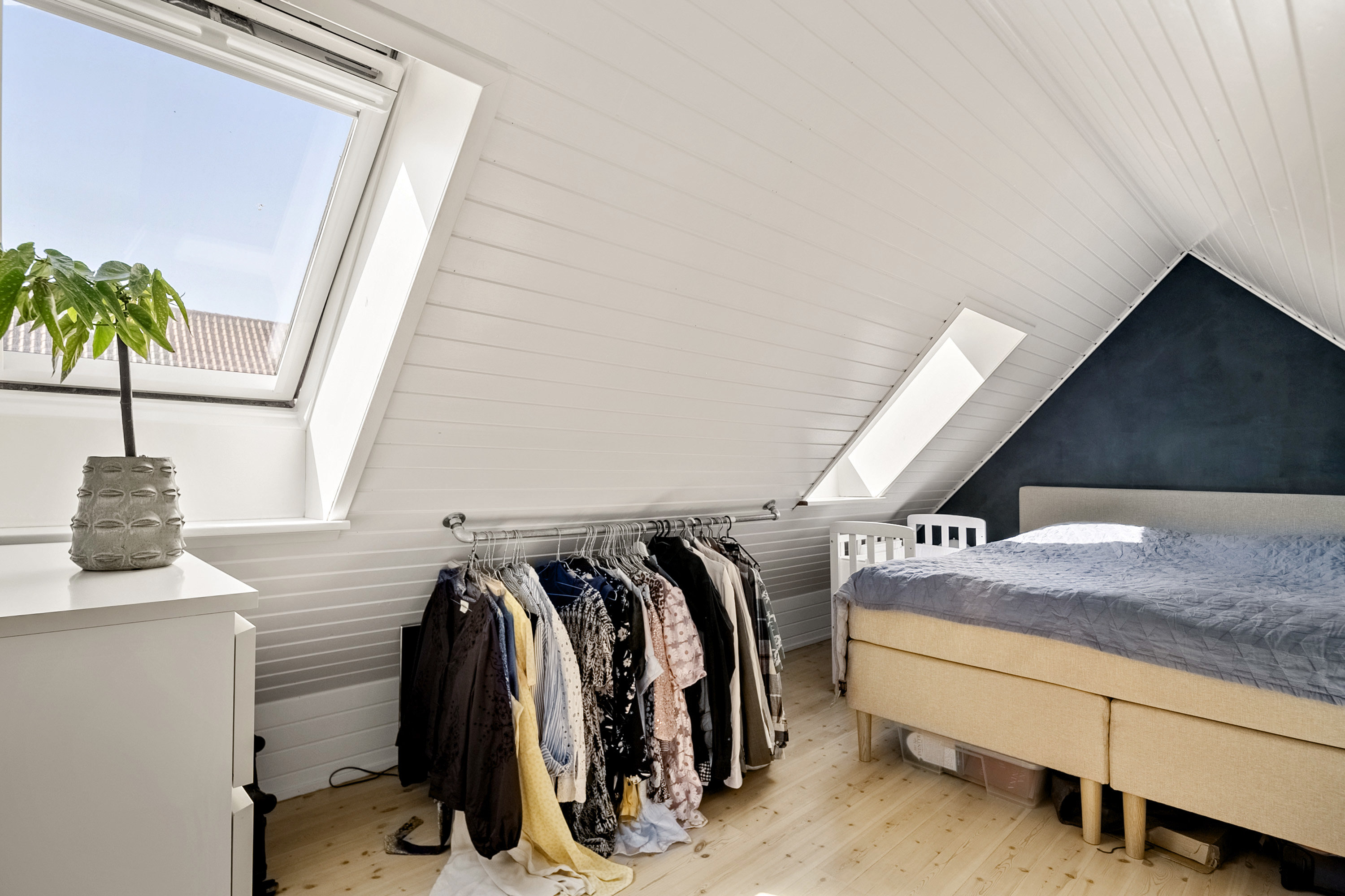 Fremhævet soveværelse billede i fuldskærmstilstand. Billede af Peder Skrams Gade 16, 3., Trøjborg , 8200 Aarhus N