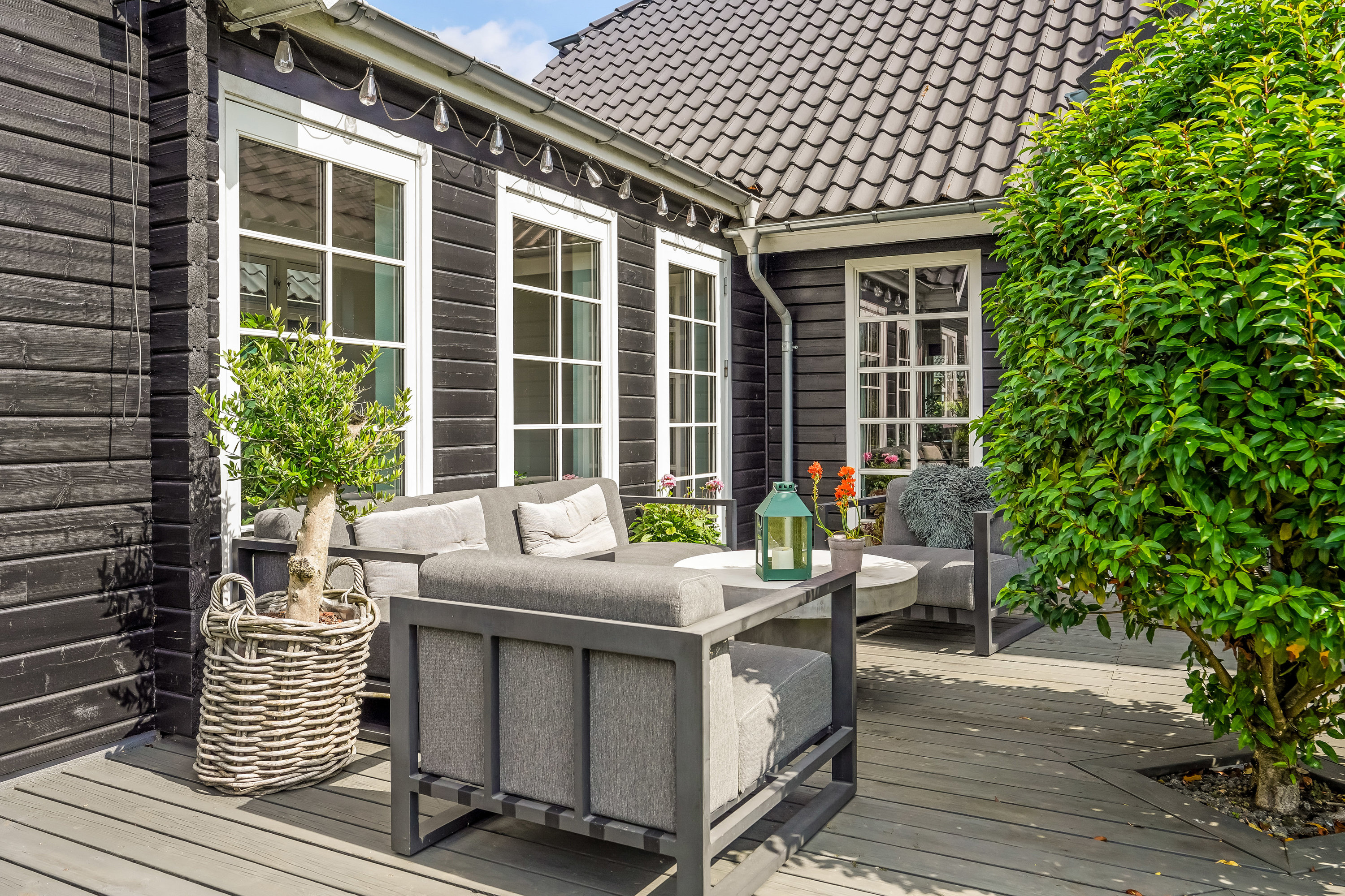 Fremhævet terrasse billede i fuldskærmstilstand. Billede af Fåruplund 1, 7300 Jelling