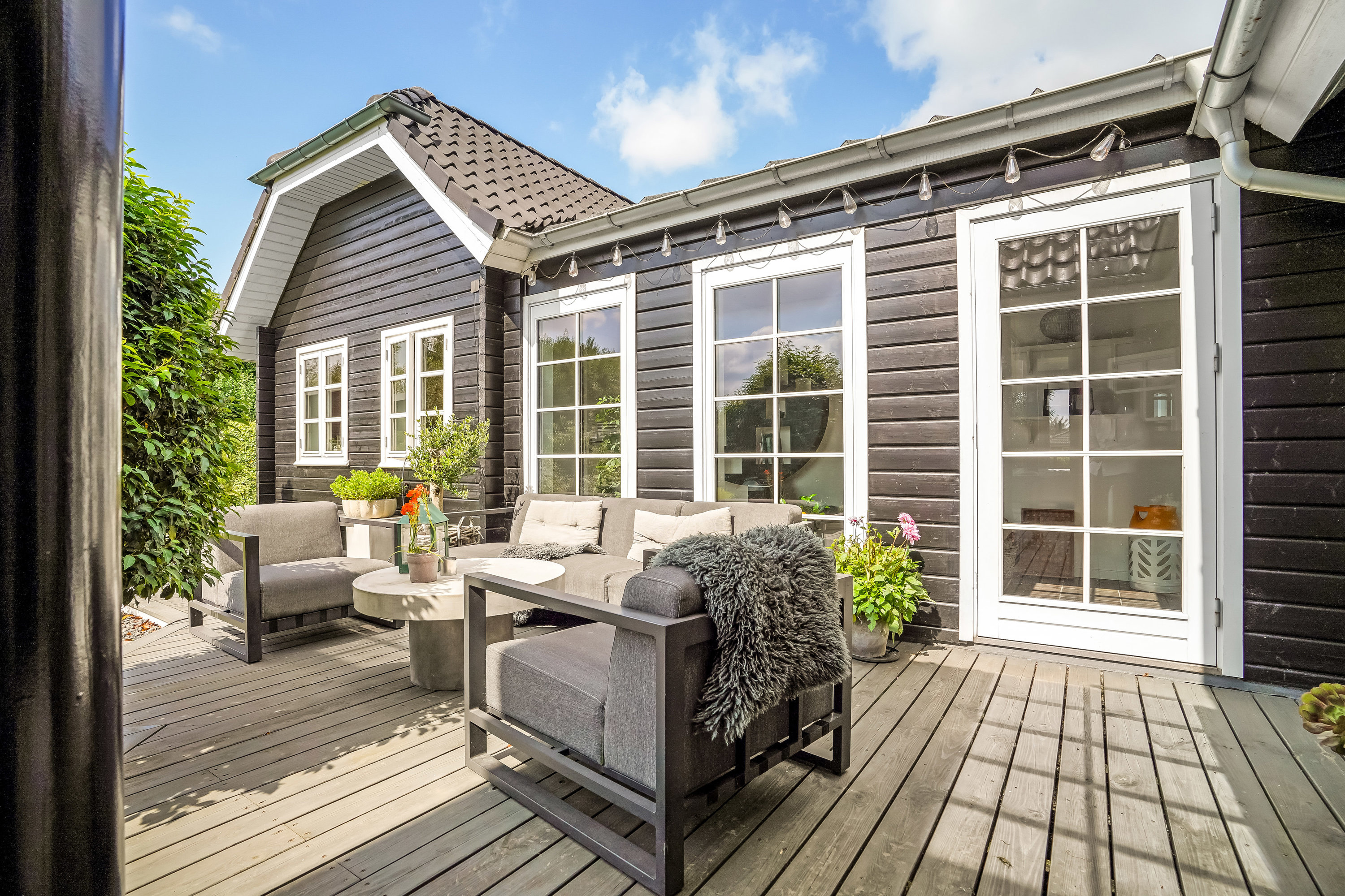 Fremhævet terrasse billede i fuldskærmstilstand. Billede af Fåruplund 1, 7300 Jelling