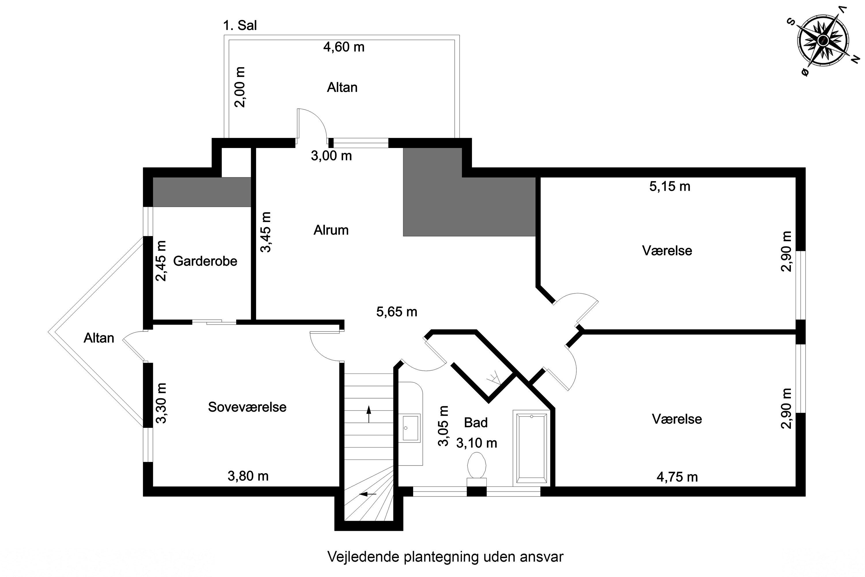 Plantegninger billede af Fåruplund 1, 7300 Jelling