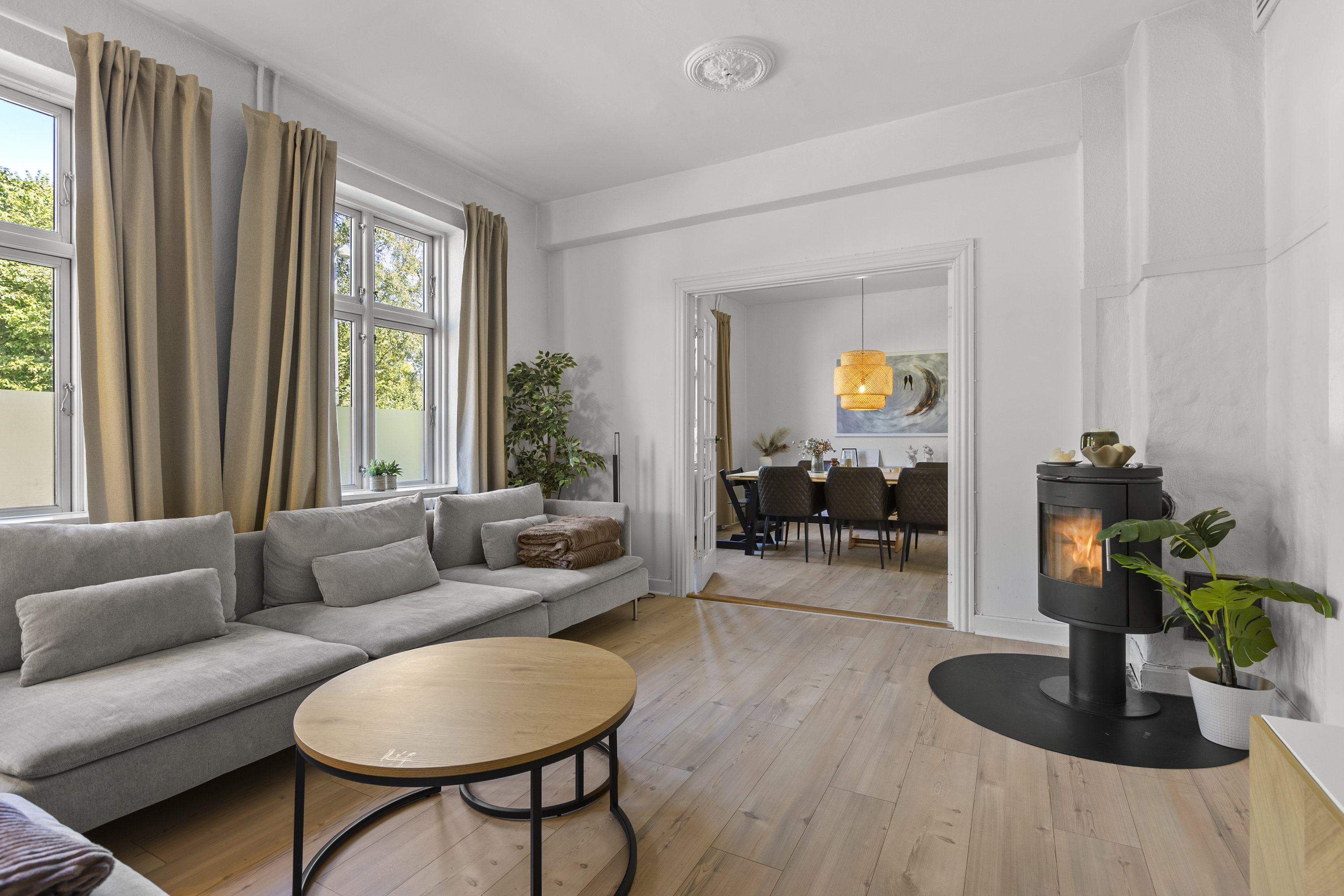 Fremhævet stue billede i fuldskærmstilstand. Billede af Vedelsgade 24, 4180 Sorø