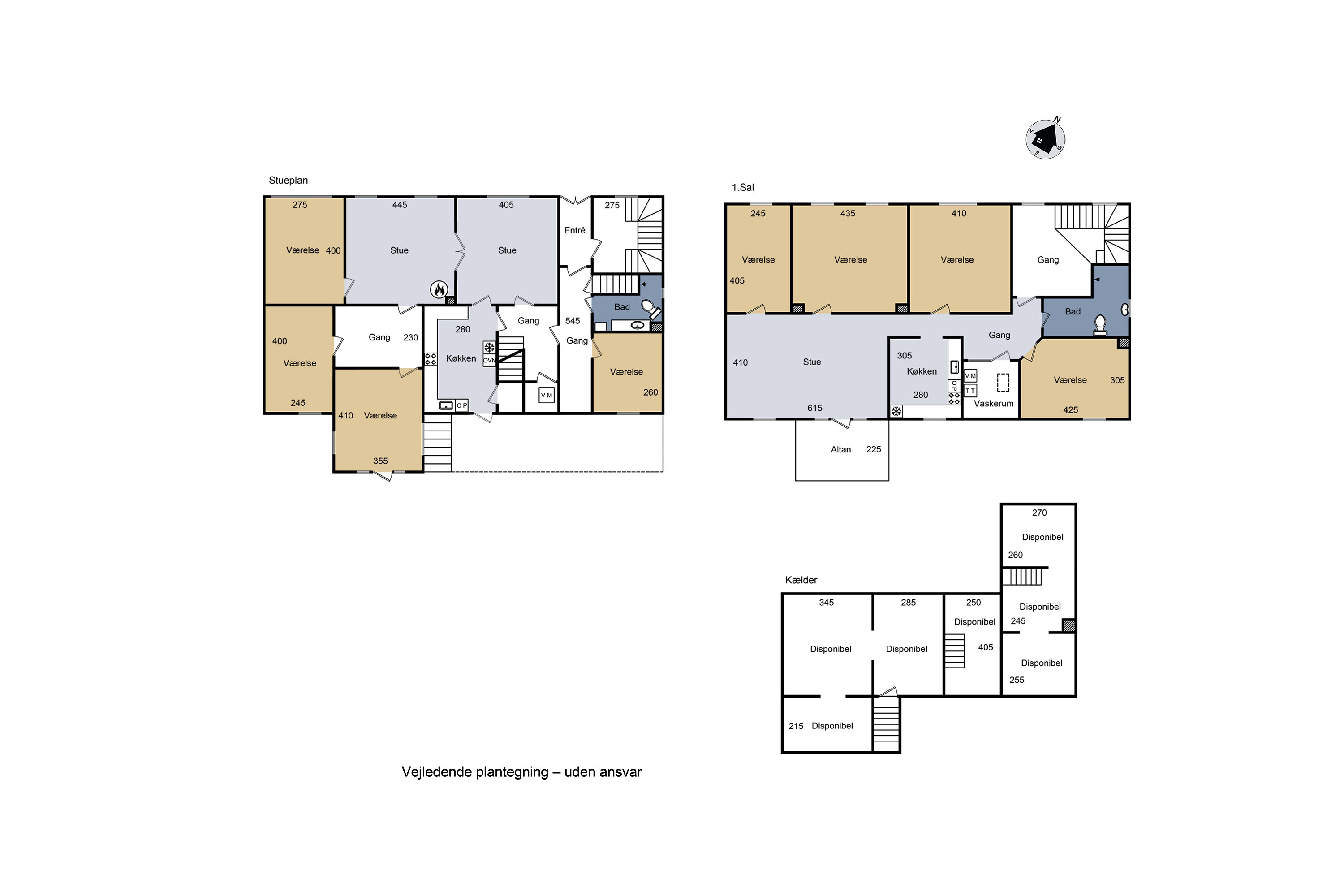 Plantegninger billede af Vedelsgade 24, 4180 Sorø