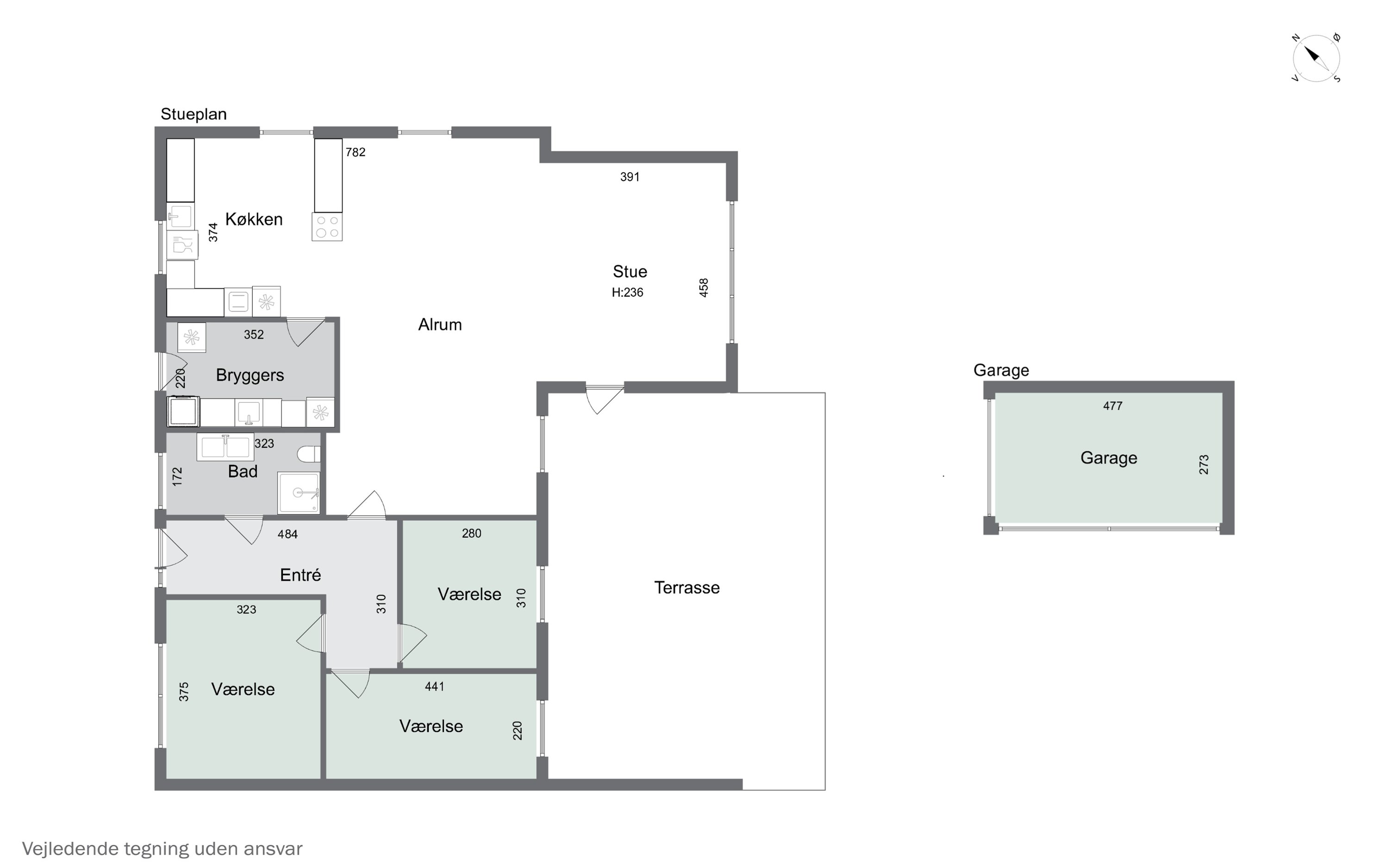 Plantegninger billede af Mosevænget 4, Krarup, 5750 Ringe