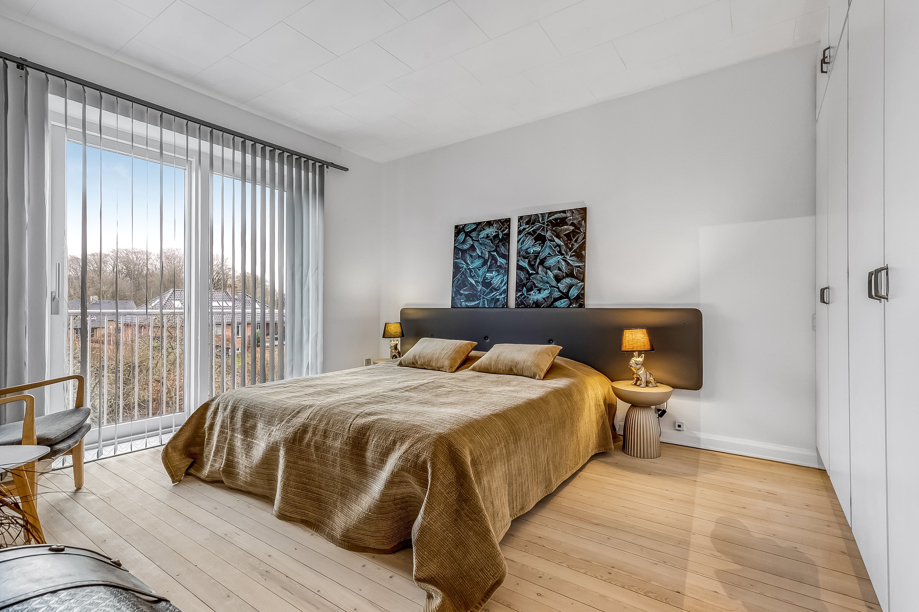 Fremhævet soveværelse billede i fuldskærmstilstand. Billede af Stampesvej 53, 1., Mølholm, 7100 Vejle